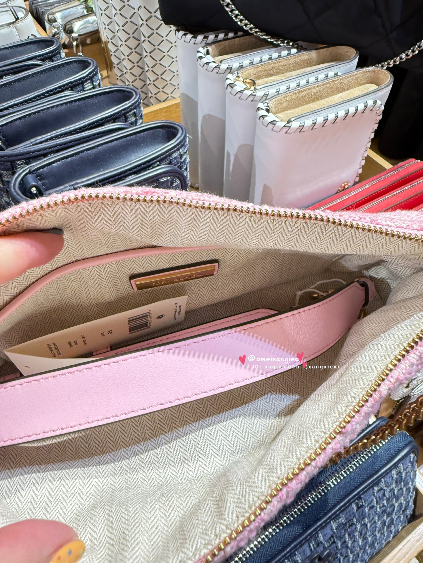 Tory Burch Willa 粉色 斜背包