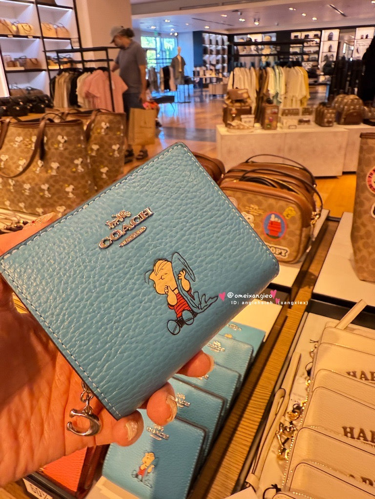 Coach x Snoopy 折疊小短夾
