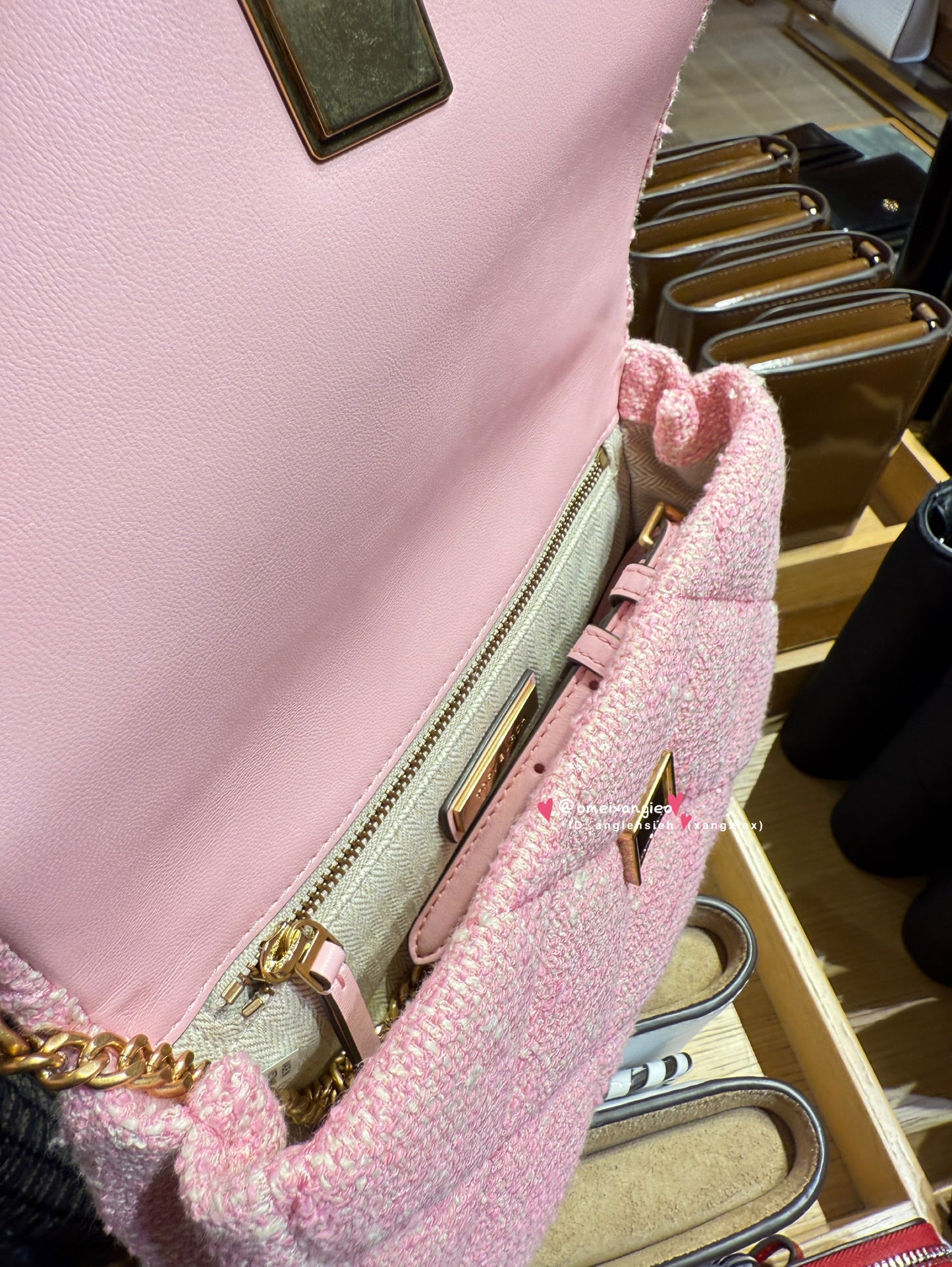 Tory Burch Willa 粉色小方胖