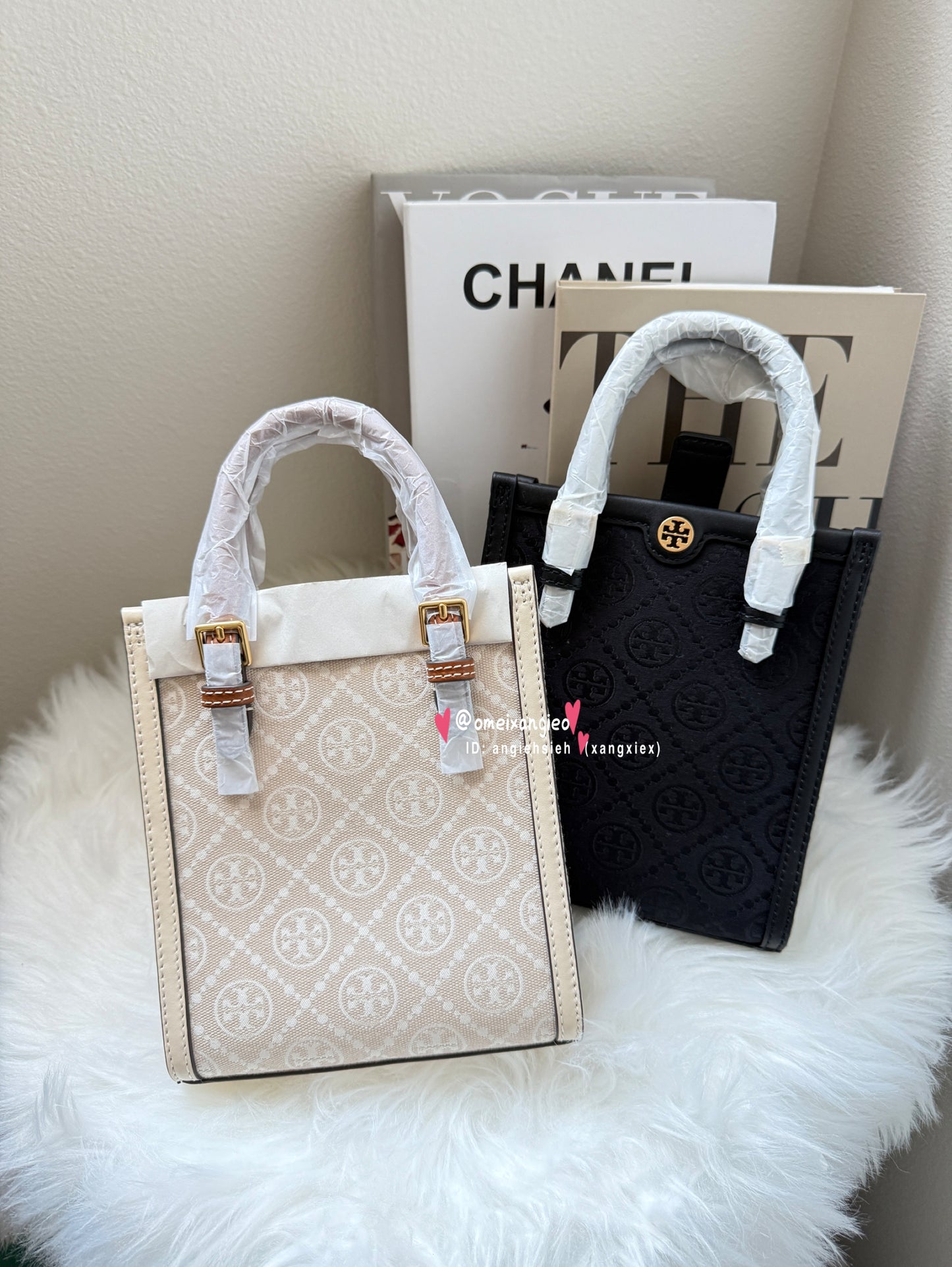 Tory Burch 專櫃款 布面琴譜包