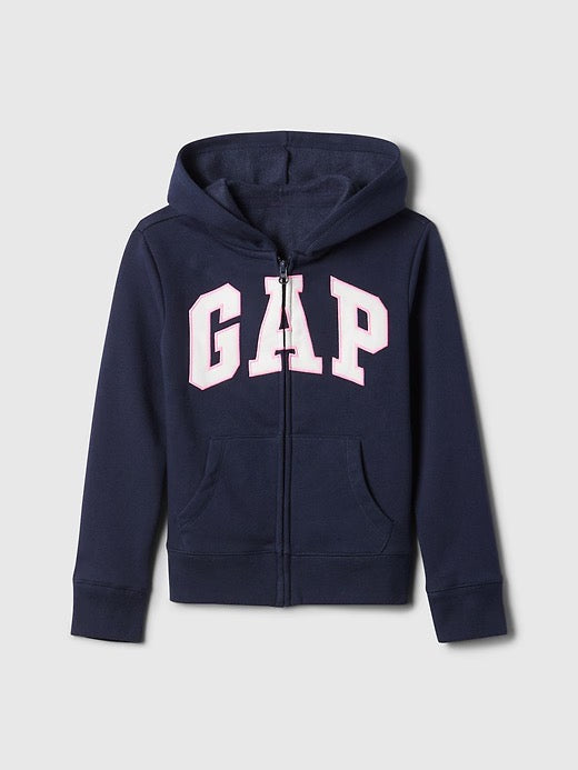 GAP 大女童 內刷毛連帽外套