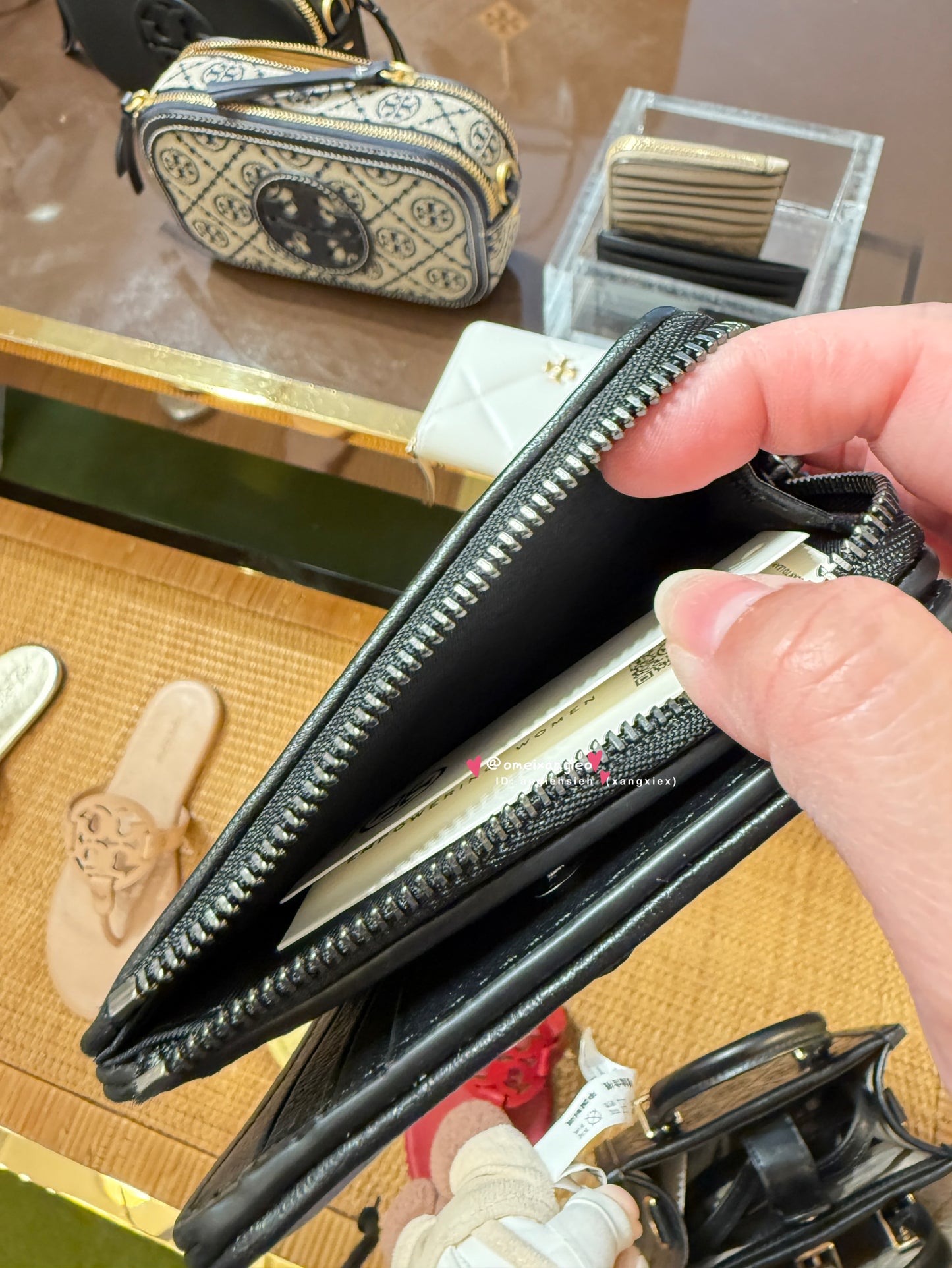 Tory Burch 黑色 Kira 短夾