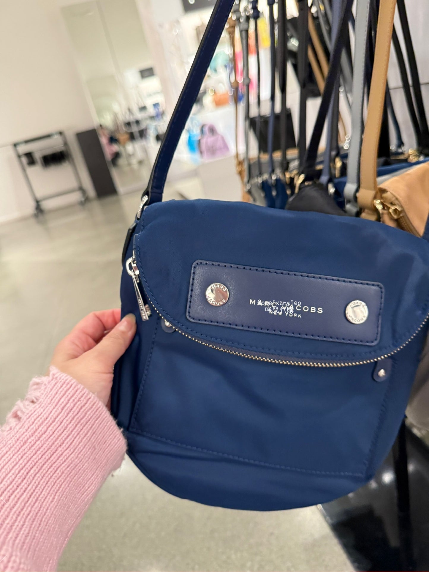 Marc Jacobs 尼龍斜背包 小豬包