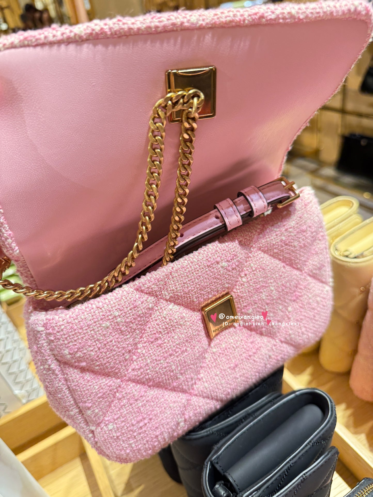 Tory Burch Willa 粉色小方胖