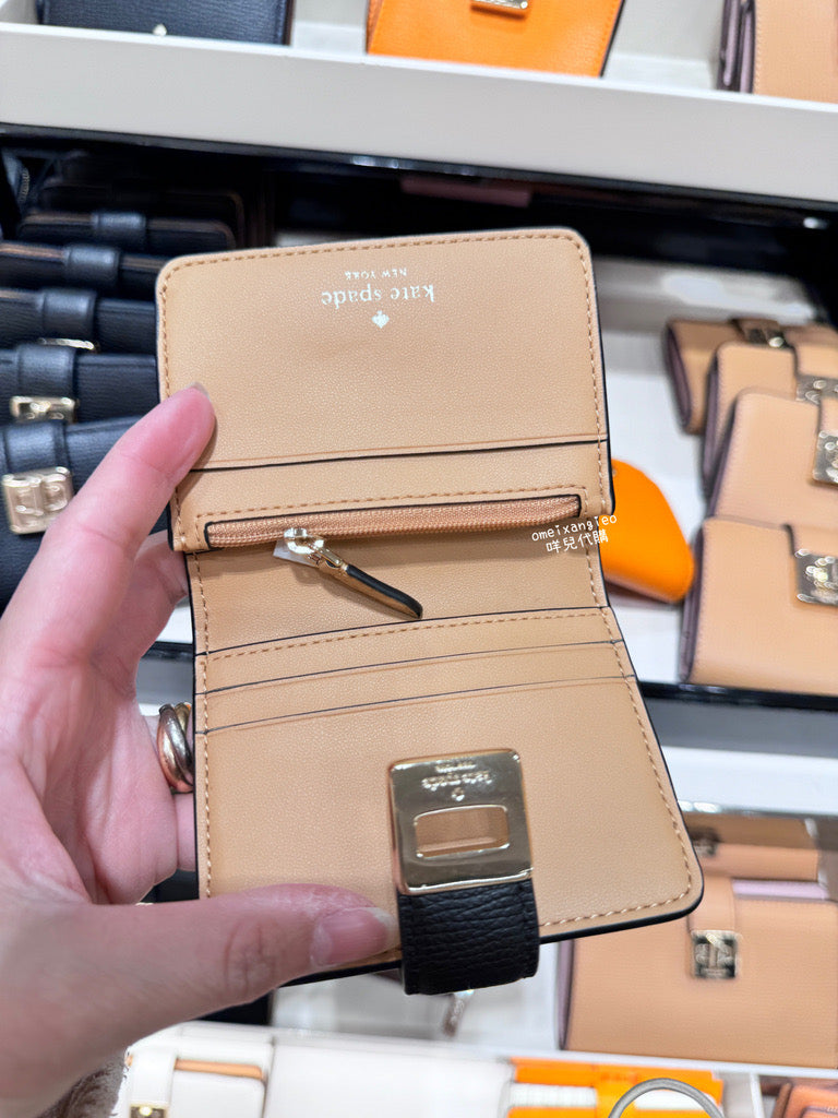 Kate Spade 旋轉釦小卡夾