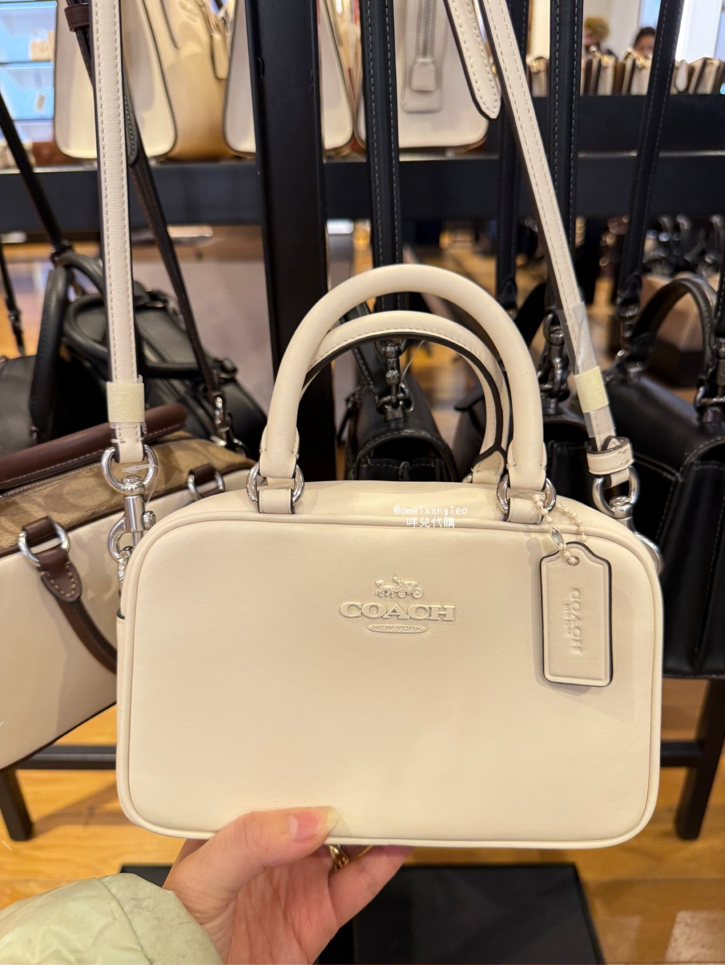 Coach 真皮 保齡球包