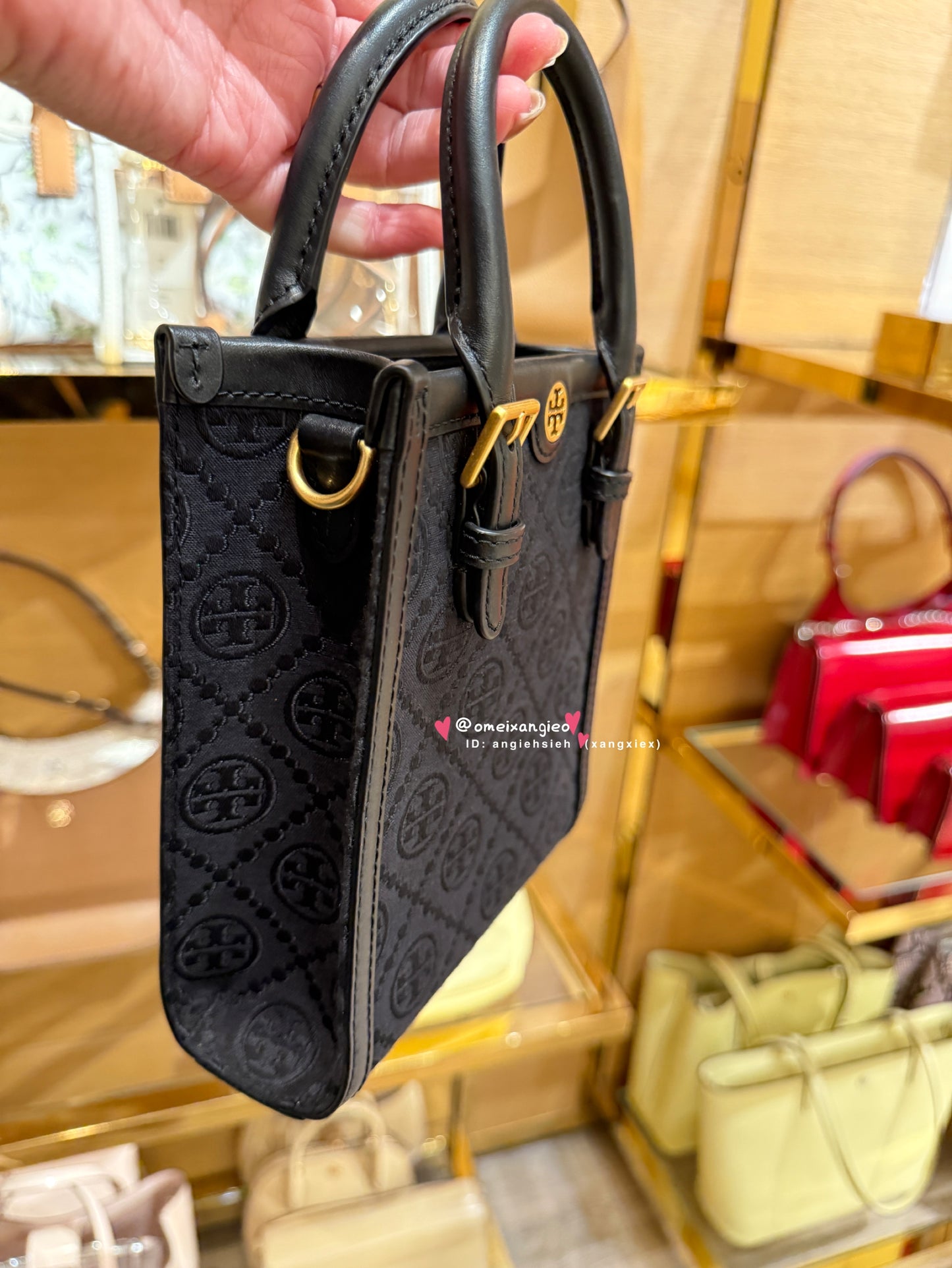 Tory Burch 專櫃款 布面琴譜包