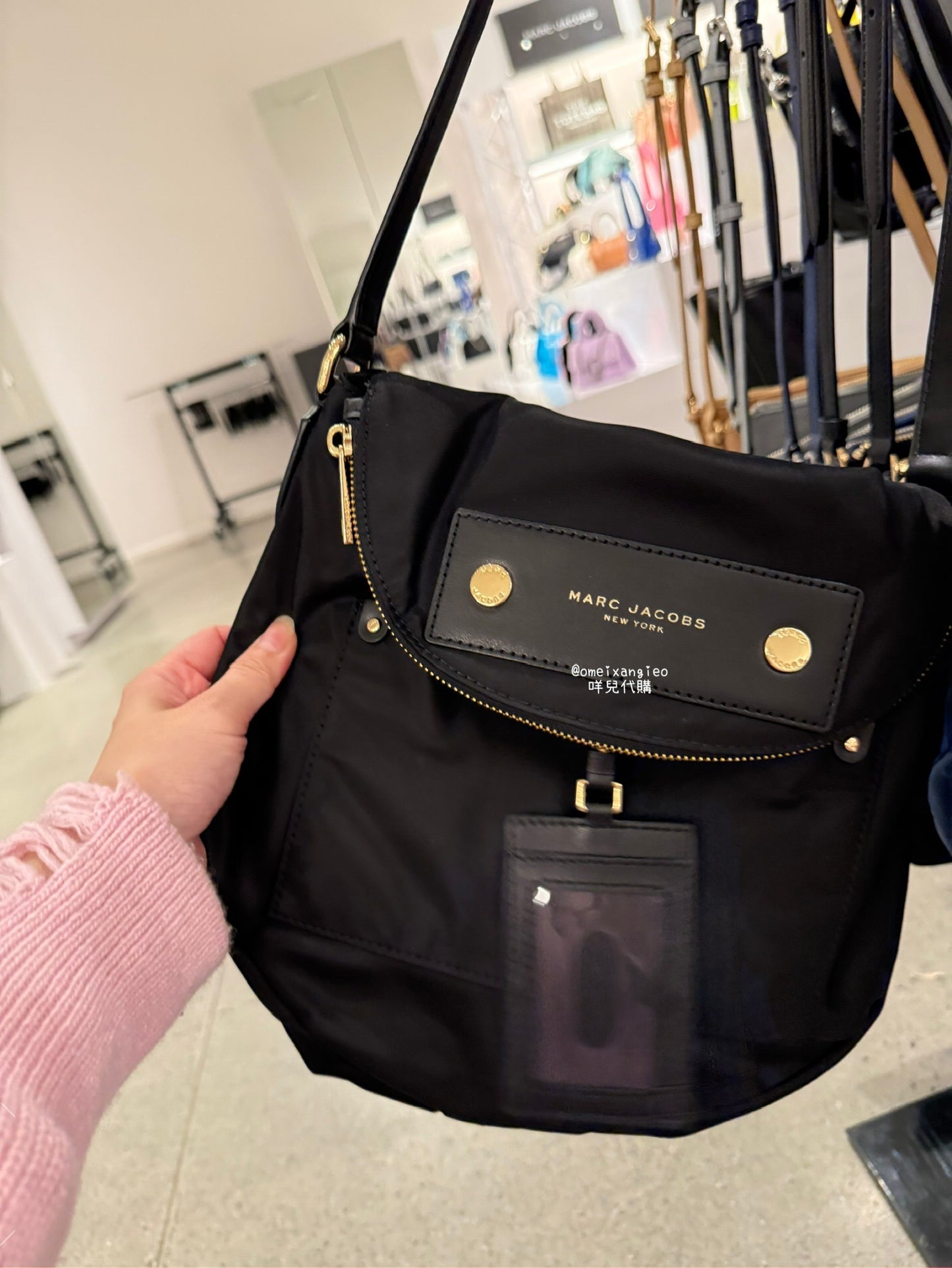 Marc Jacobs 尼龍斜背包 小豬包