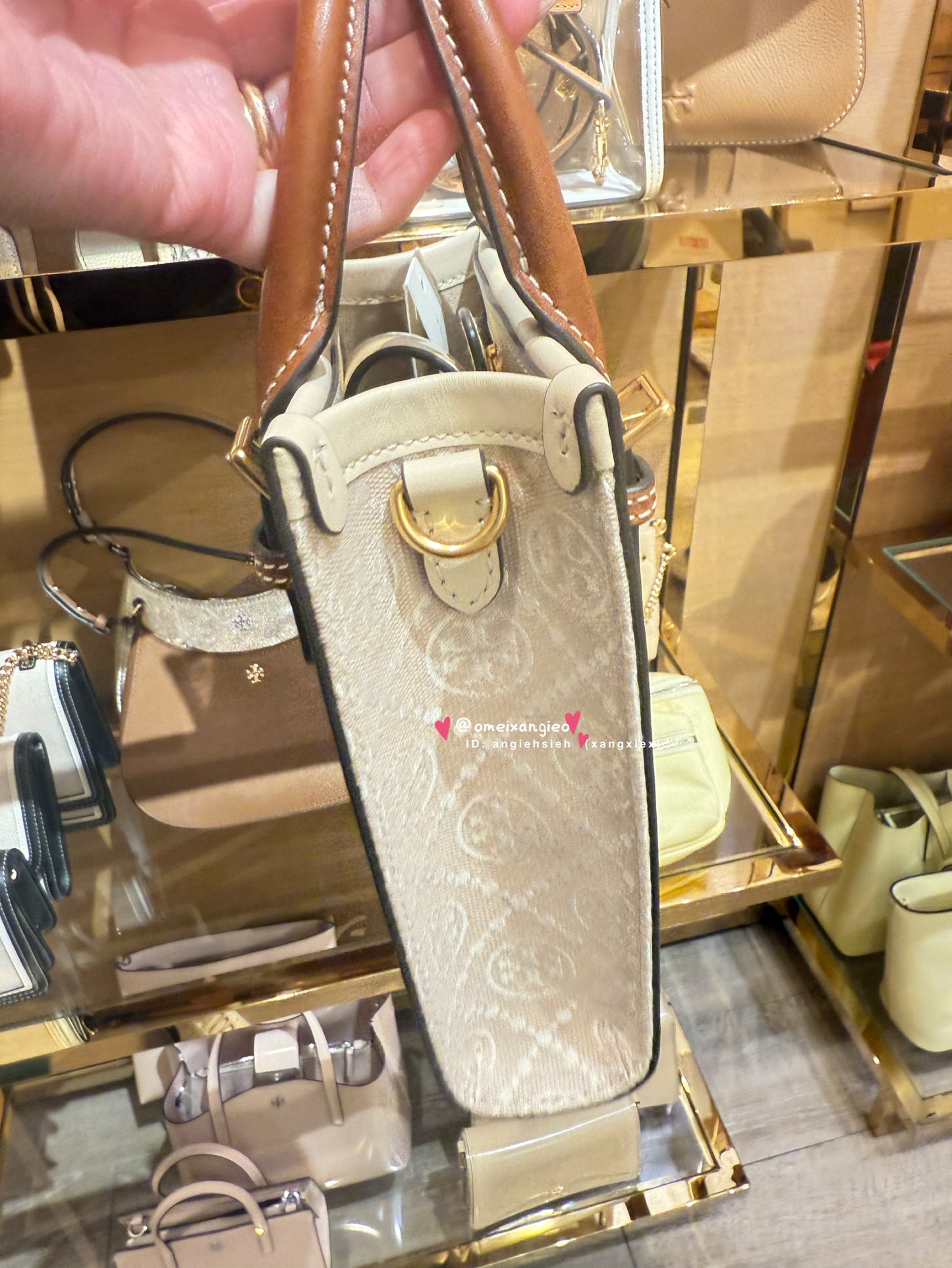 Tory Burch 專櫃款 布面琴譜包