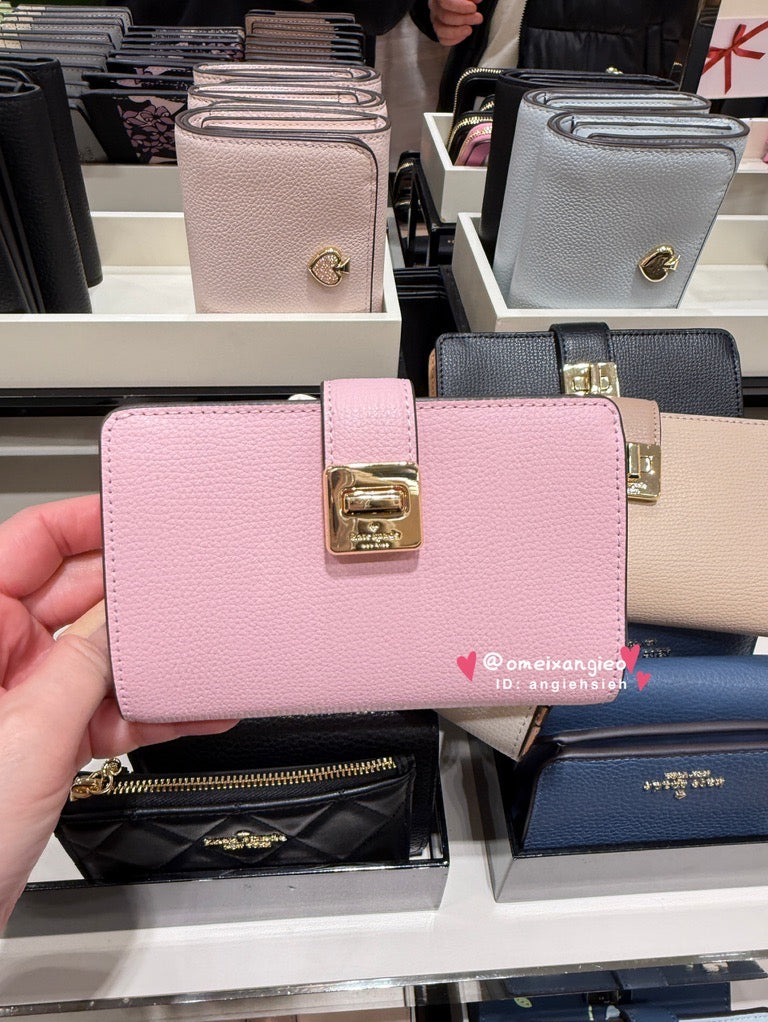Kate Spade 旋轉釦小卡夾