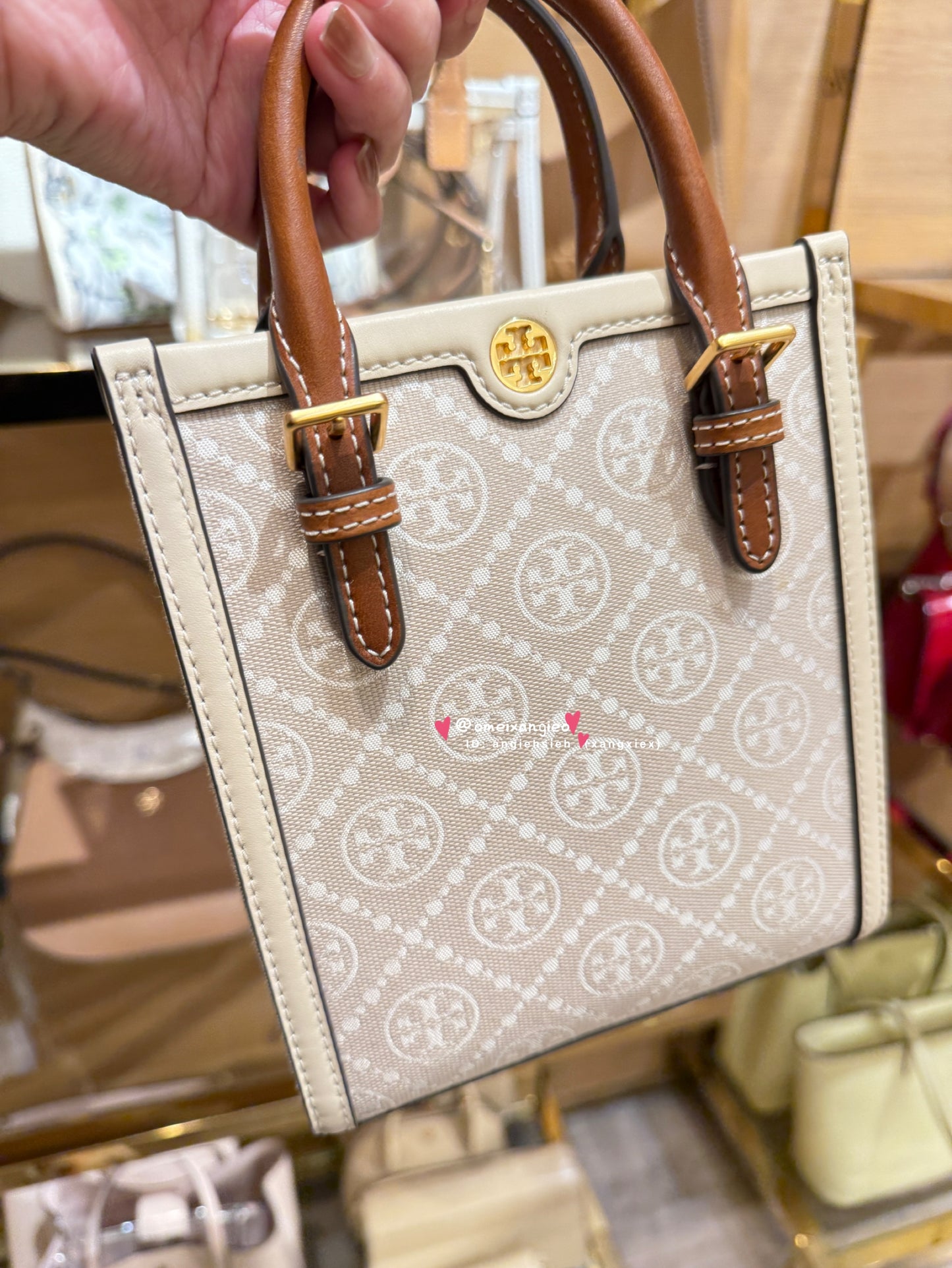 Tory Burch 專櫃款 布面琴譜包