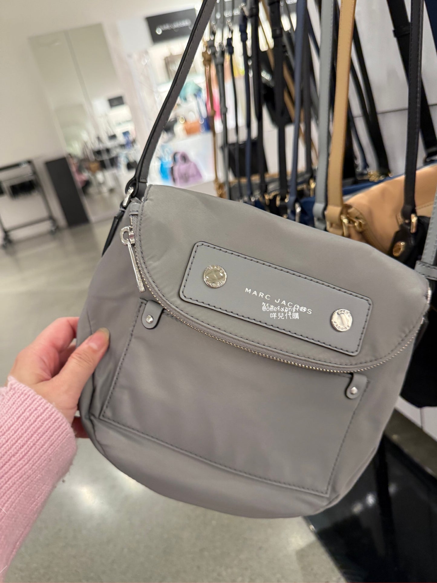 Marc Jacobs 尼龍斜背包 小豬包