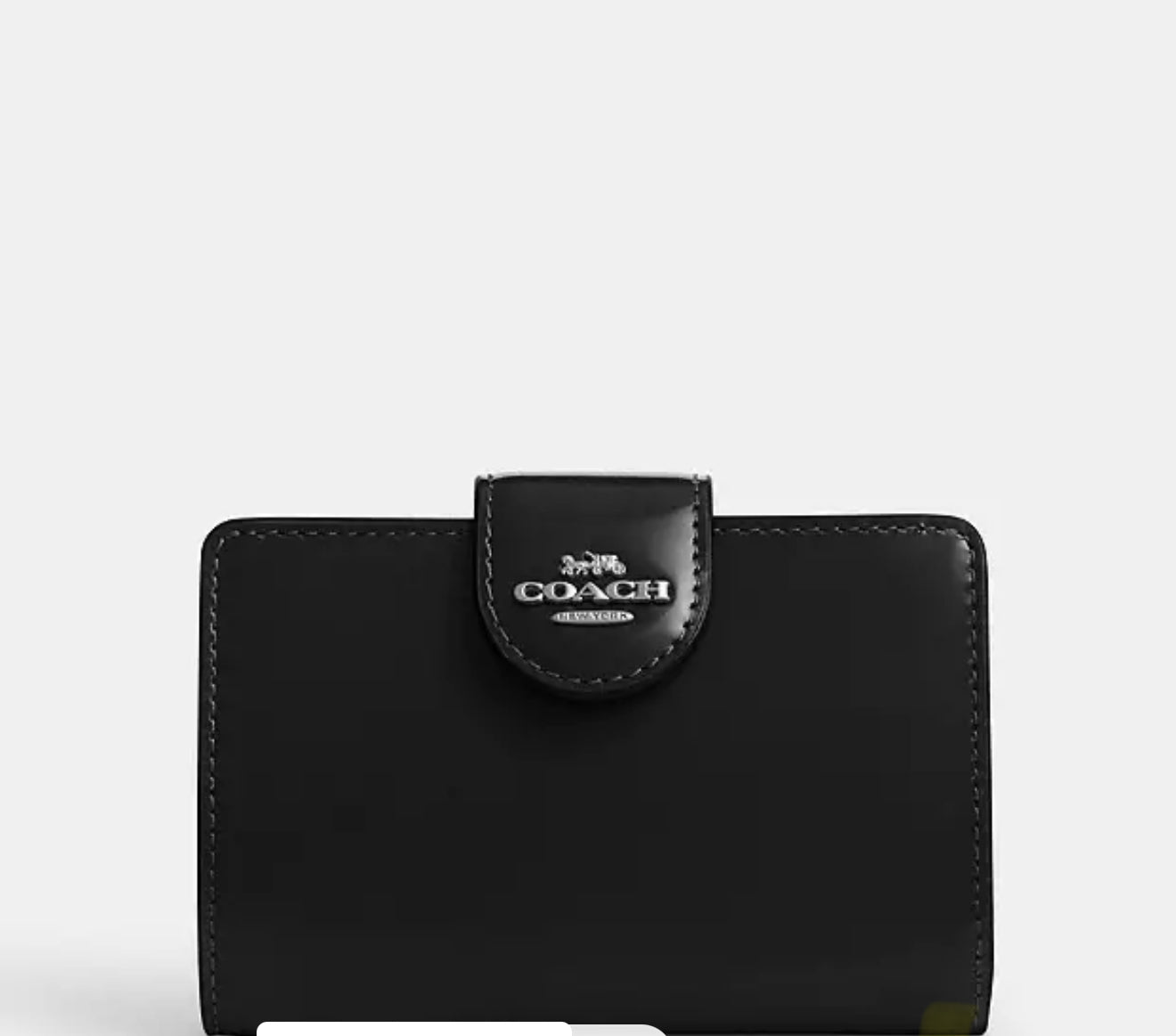 Coach 經典金屬馬車logo 中夾