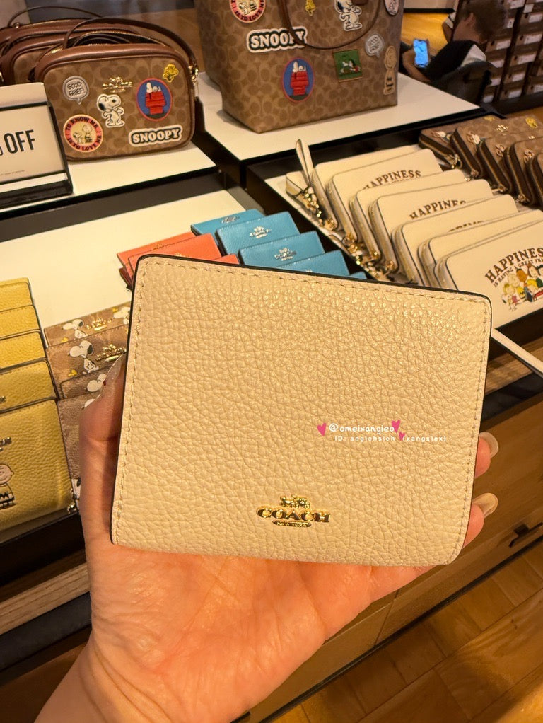 Coach x Snoopy 折疊小短夾