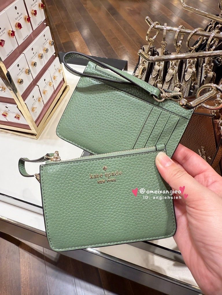Kate spade 荔枝皮革 卡夾零錢包