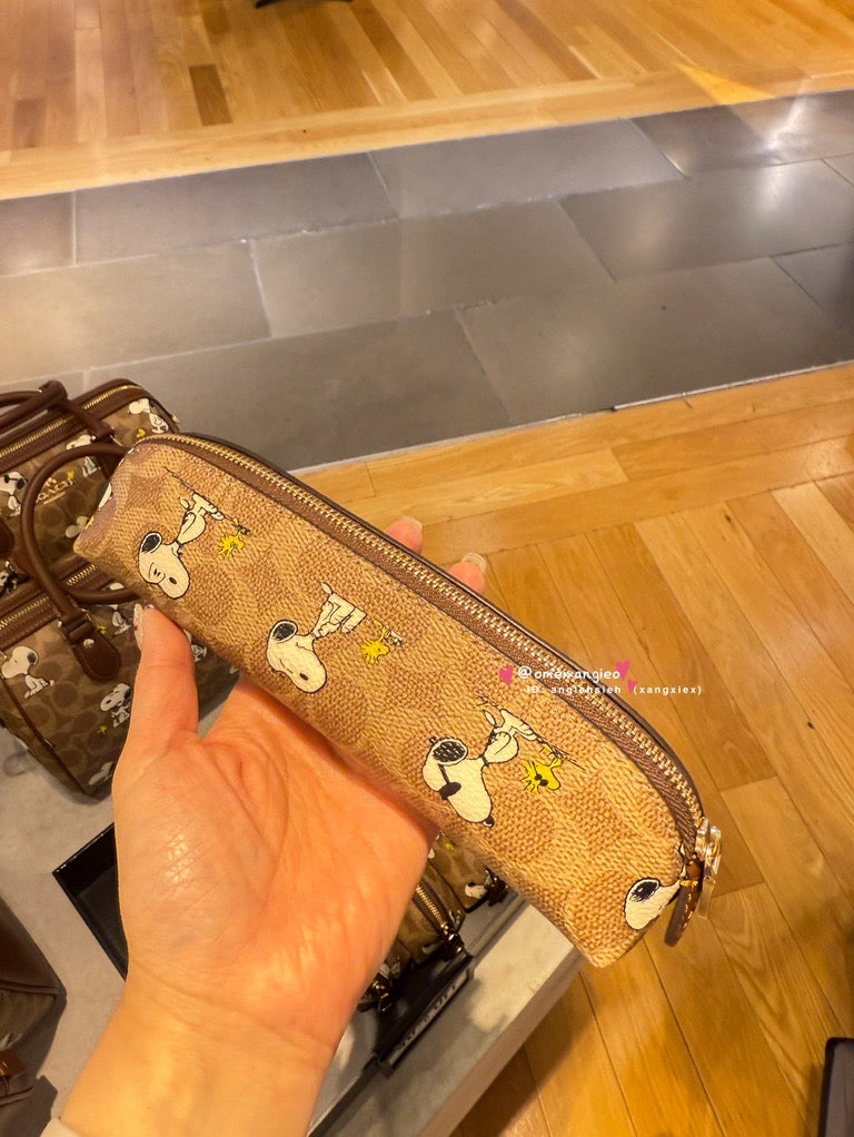 Coach x Snoopy 鉛筆盒