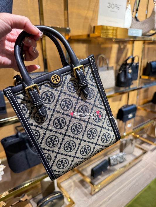 Tory Burch 深藍老花琴譜包
