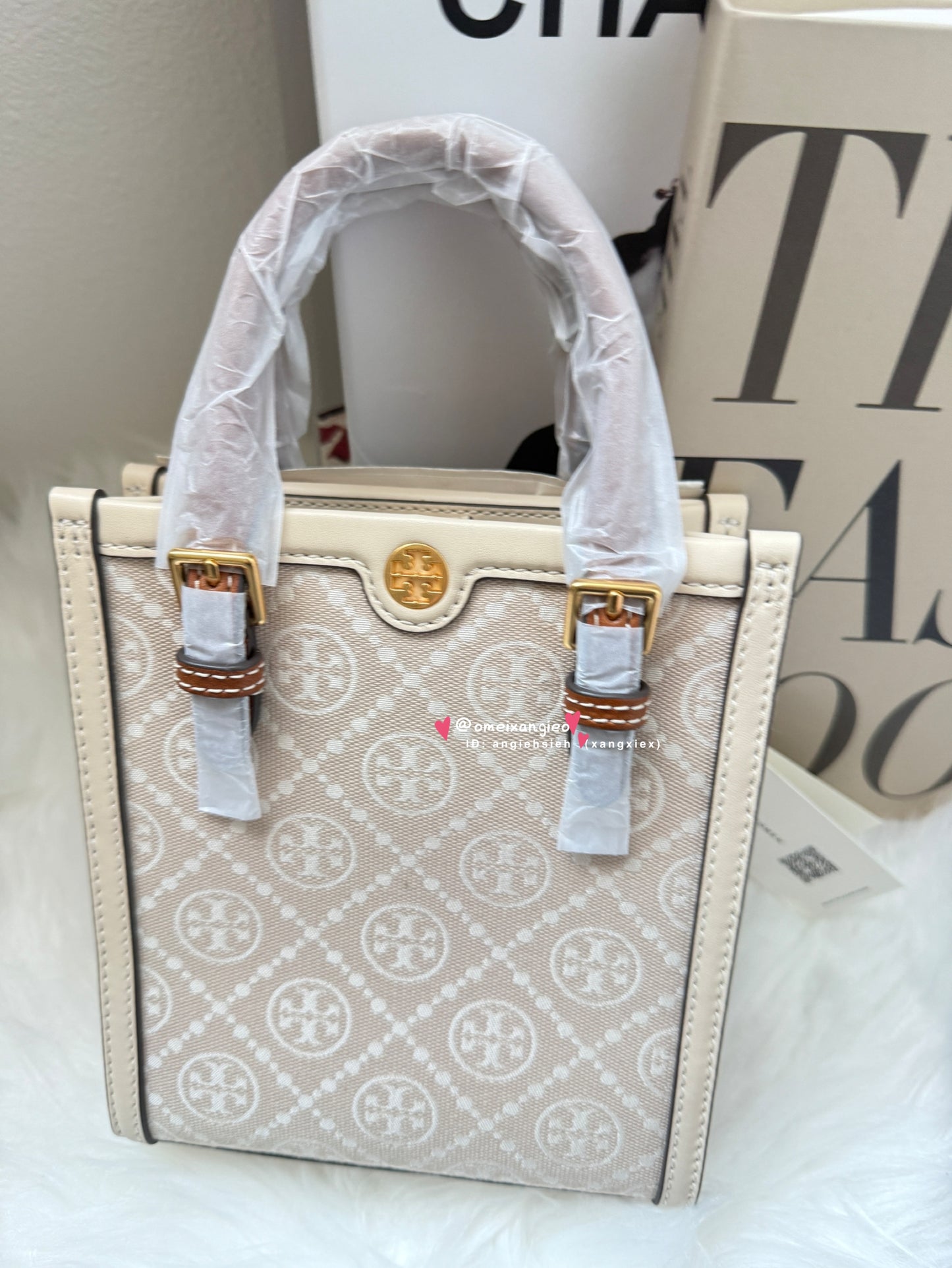 Tory Burch 專櫃款 布面琴譜包