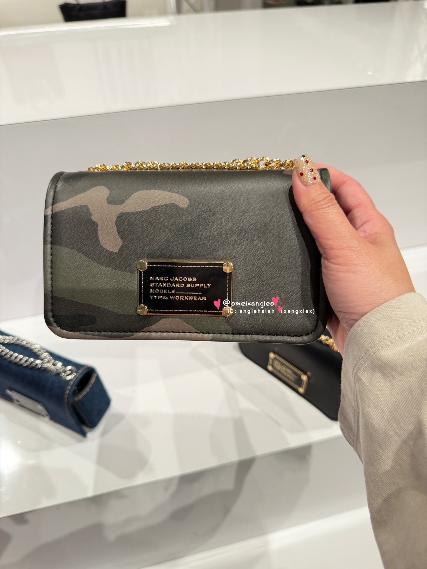 Marc Jacobs 小馬克 迷你方塊字母logo 迷你小廢包