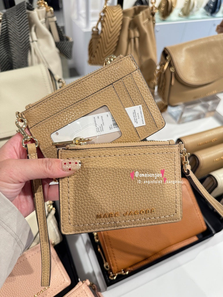 Marc Jacobs 小馬克 金屬字體 零錢包掛飾 票卡夾