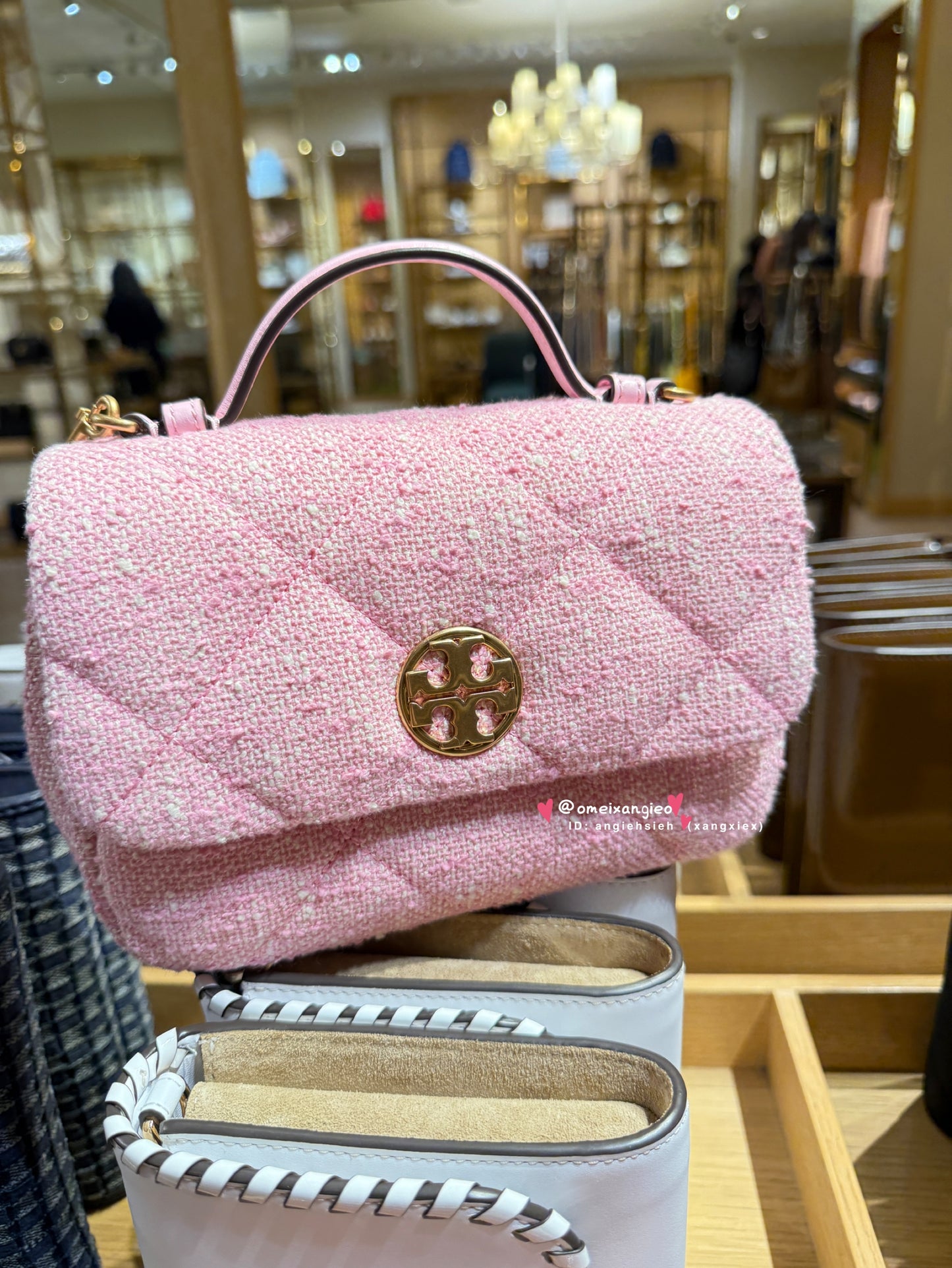 Tory Burch Willa 粉色小方胖