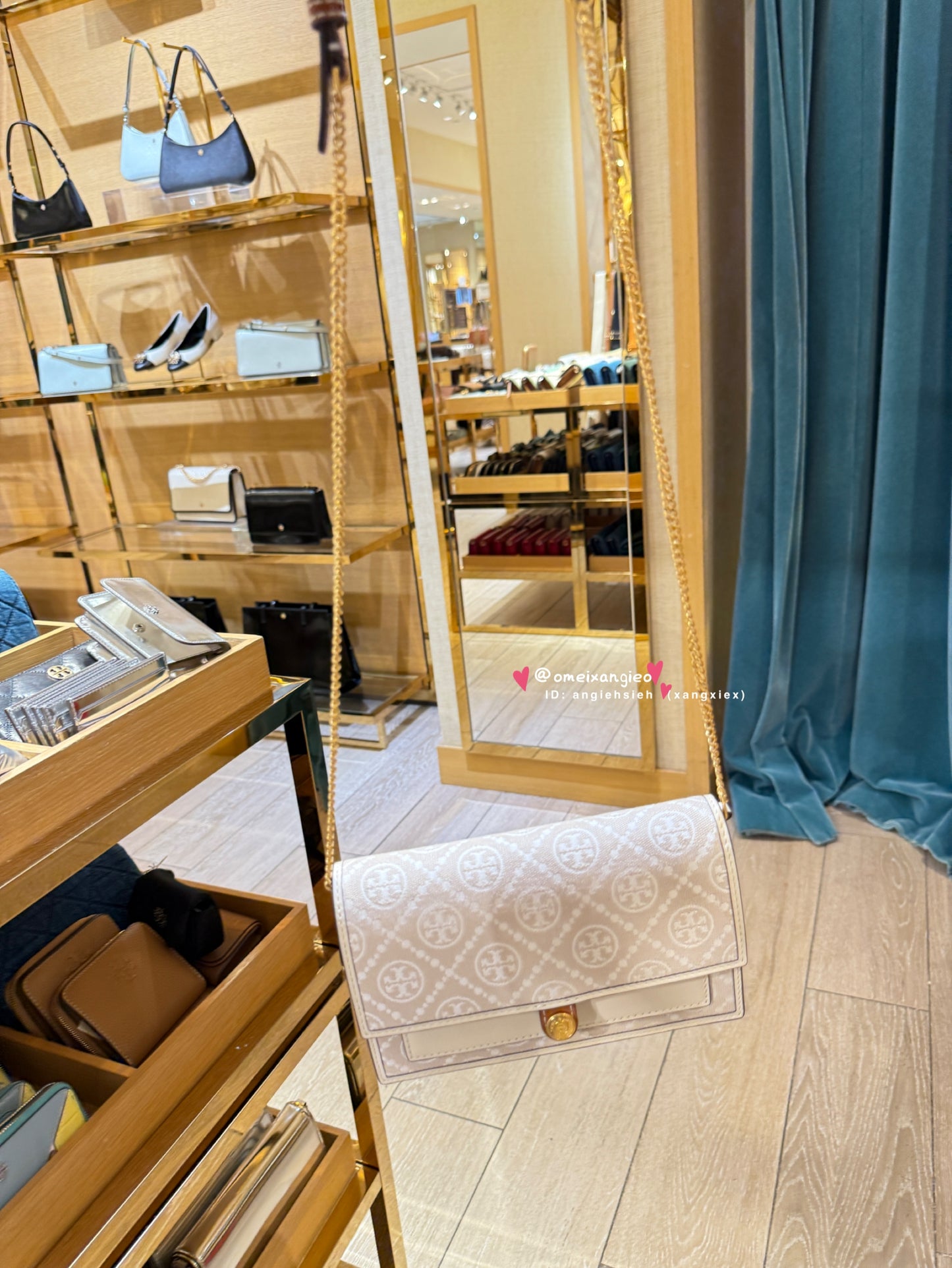 Tory Burch 專櫃款 迷你風琴包