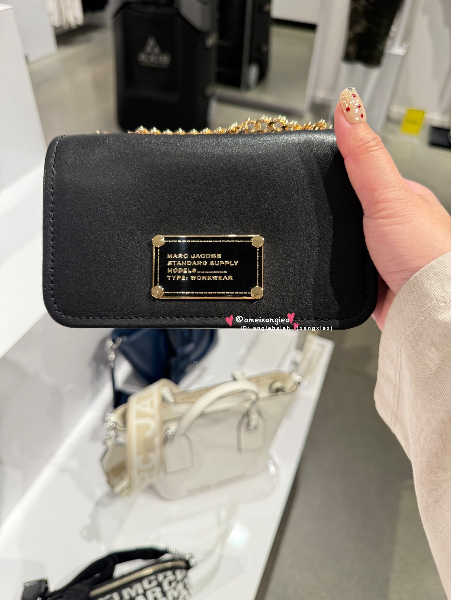 Marc Jacobs 小馬克 迷你方塊字母logo 迷你小廢包