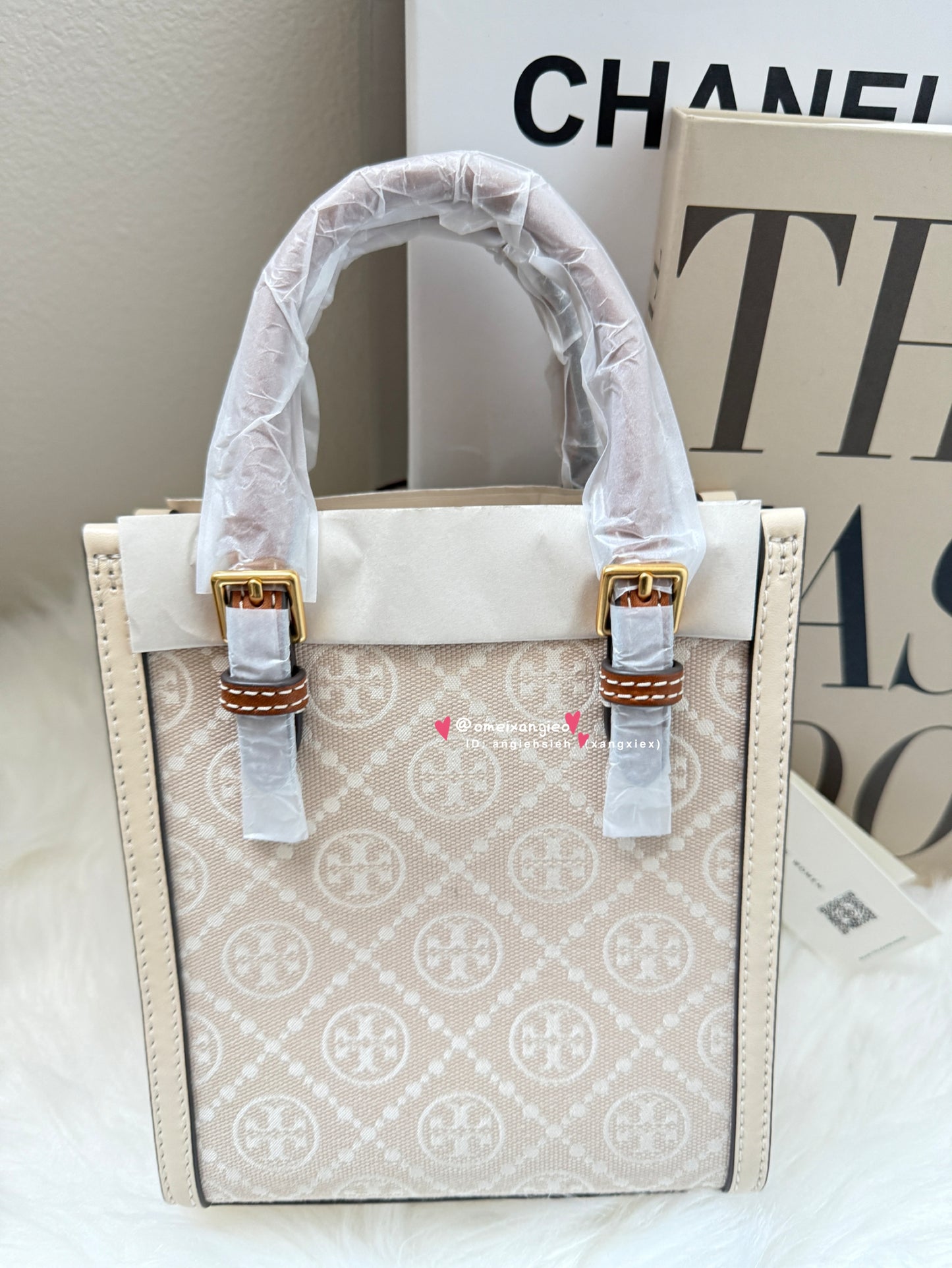 Tory Burch 專櫃款 布面琴譜包