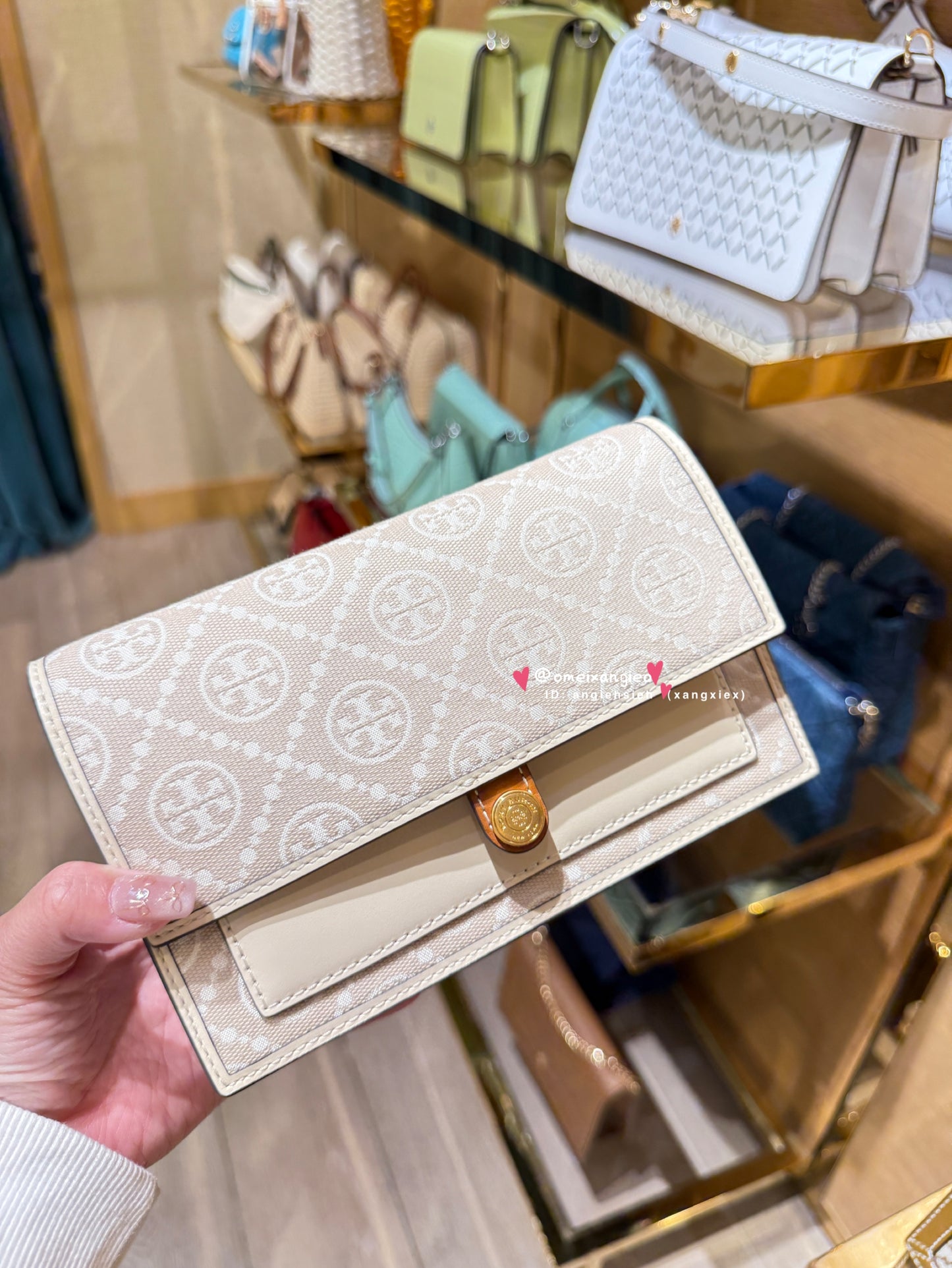 Tory Burch 專櫃款 迷你風琴包