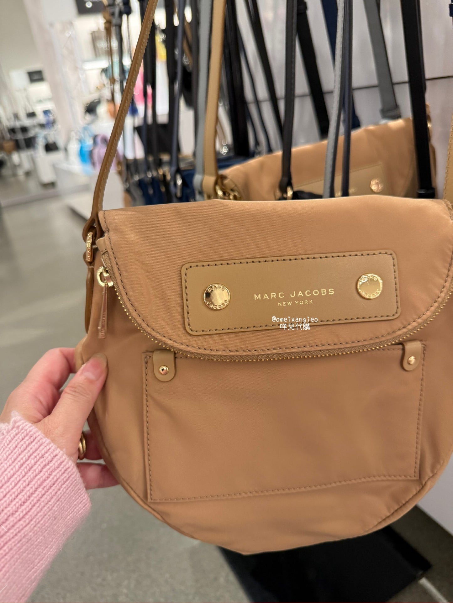 Marc Jacobs 尼龍斜背包 小豬包