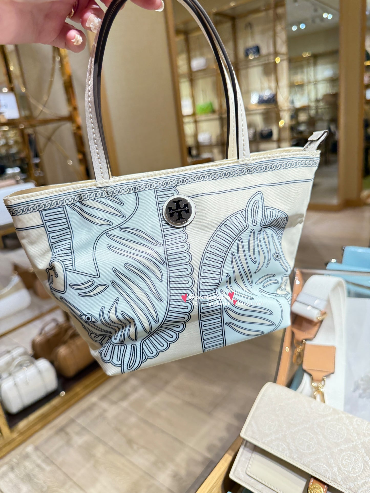 Tory Burch 尼龍小托特包 可斜背