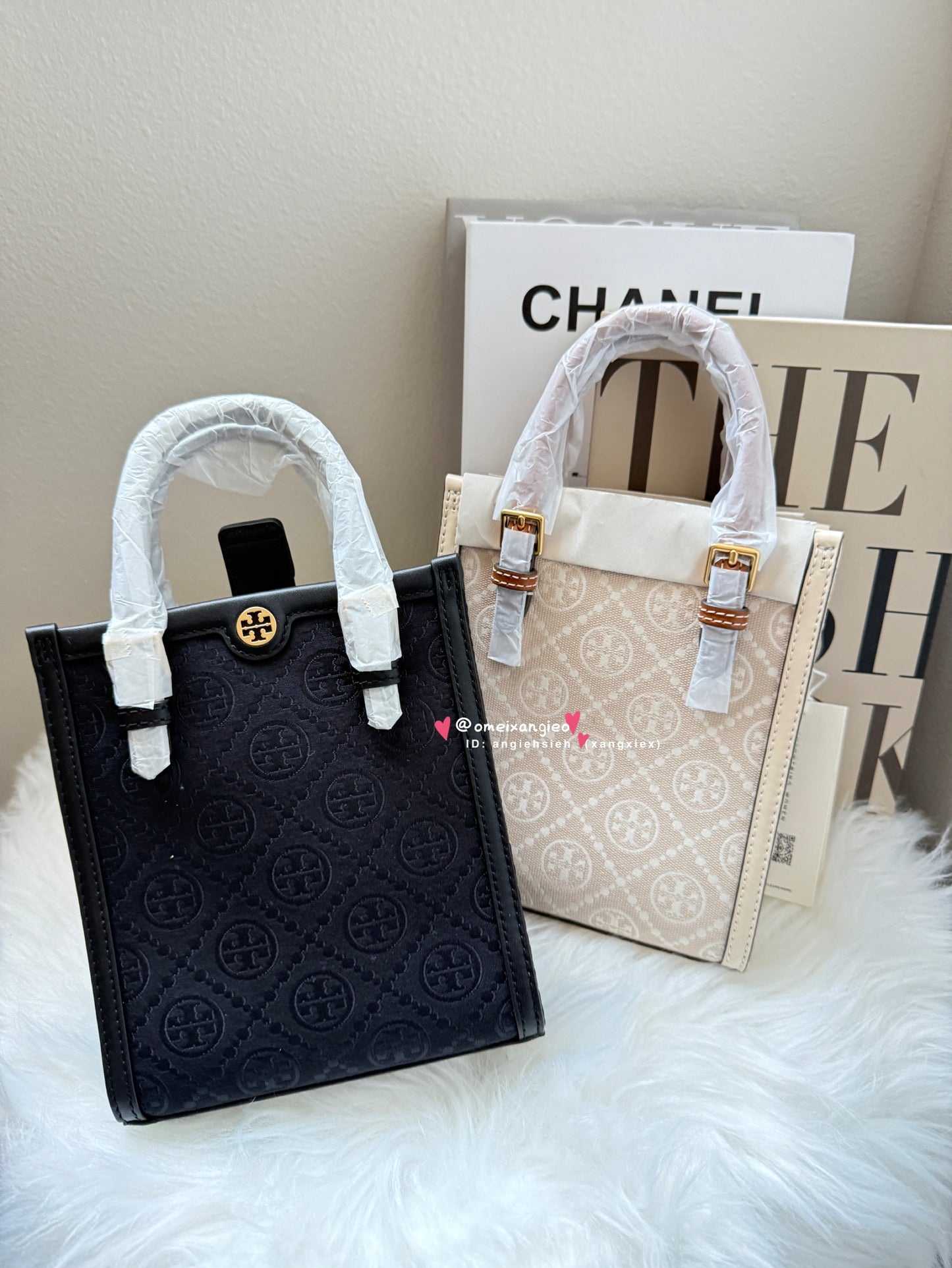 Tory Burch 專櫃款 布面琴譜包