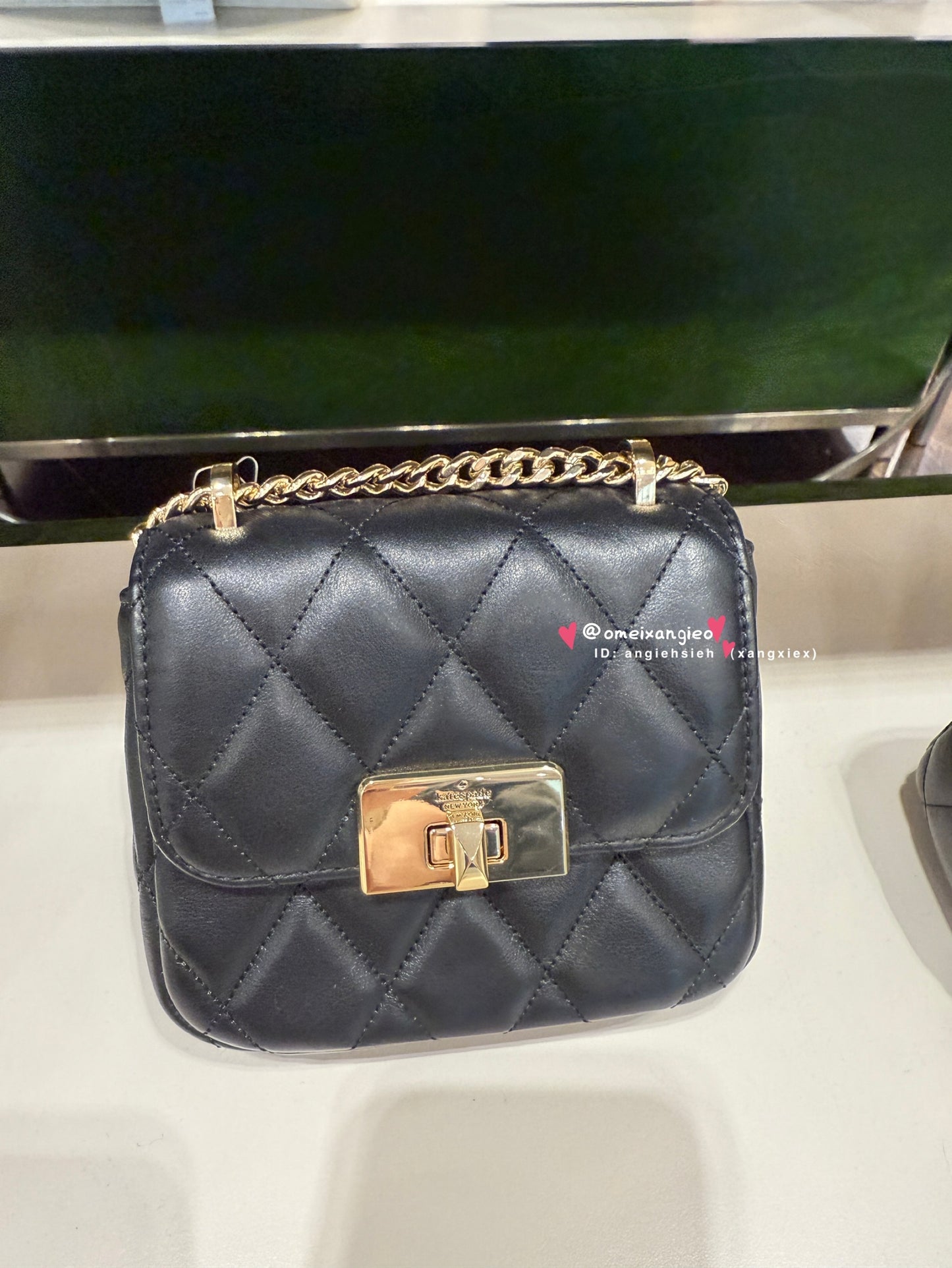 Kate Spade 菱格小香風 迷你小廢包