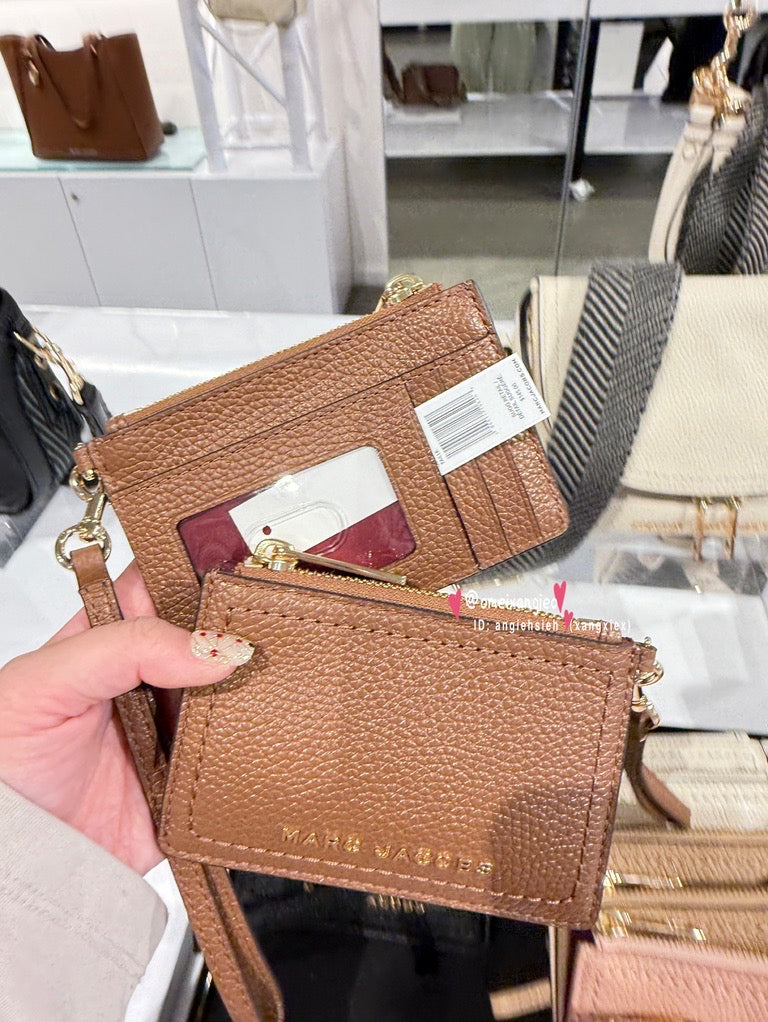Marc Jacobs 小馬克 金屬字體 零錢包掛飾 票卡夾