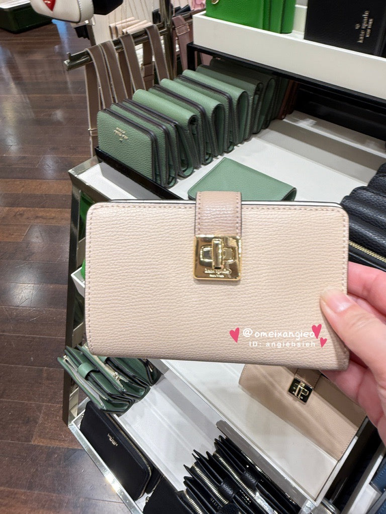 Kate Spade 旋轉釦小卡夾