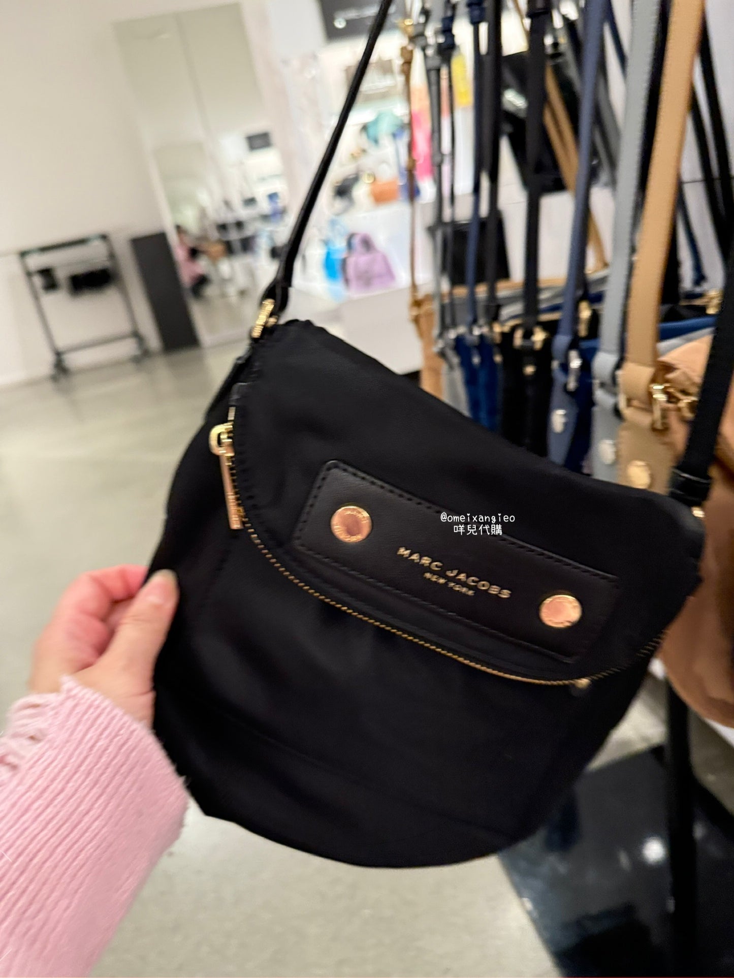 Marc Jacobs 尼龍斜背包 小豬包