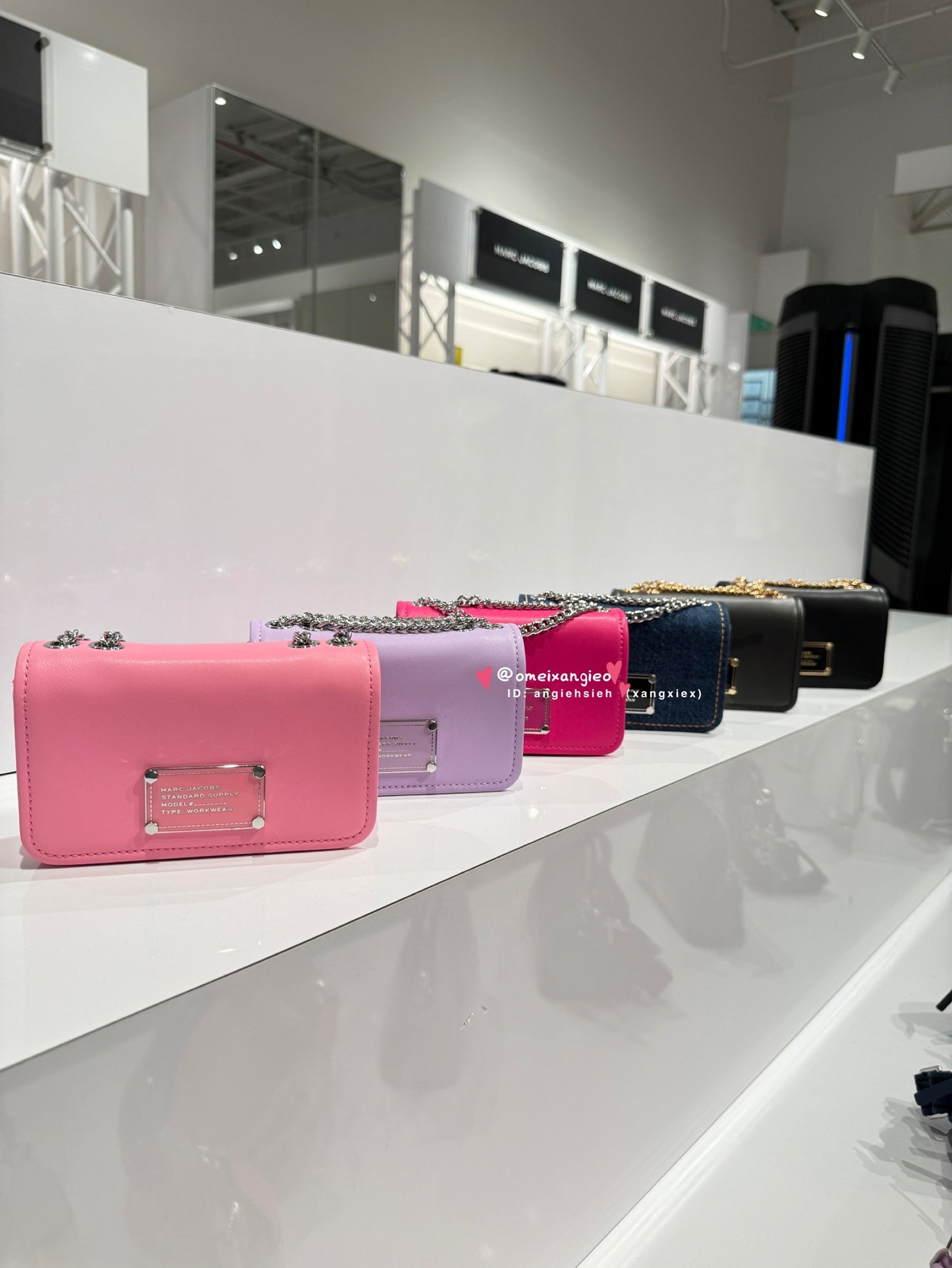 Marc Jacobs 小馬克 迷你方塊字母logo 迷你小廢包