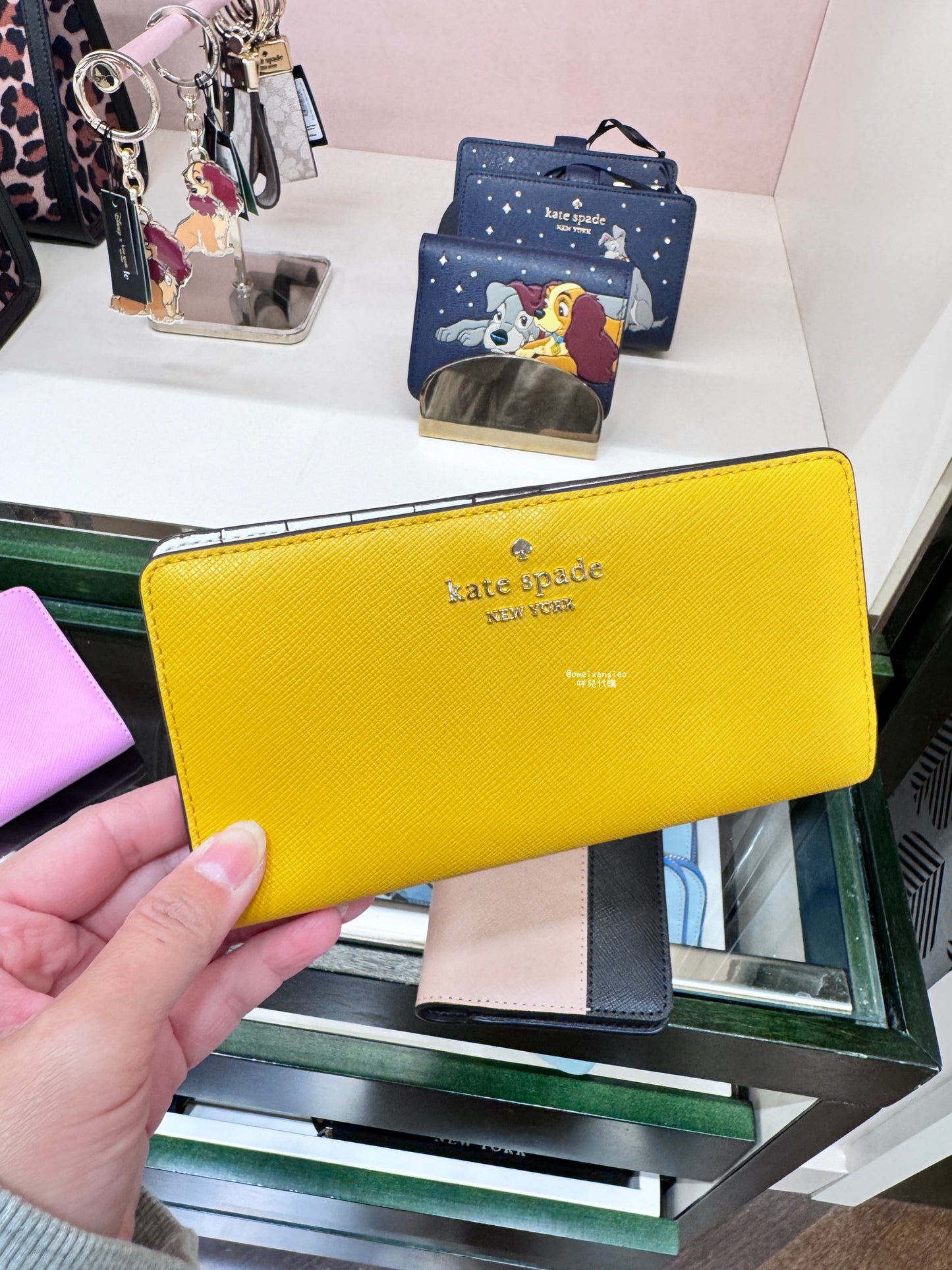 Kate Spade 對折多卡長夾