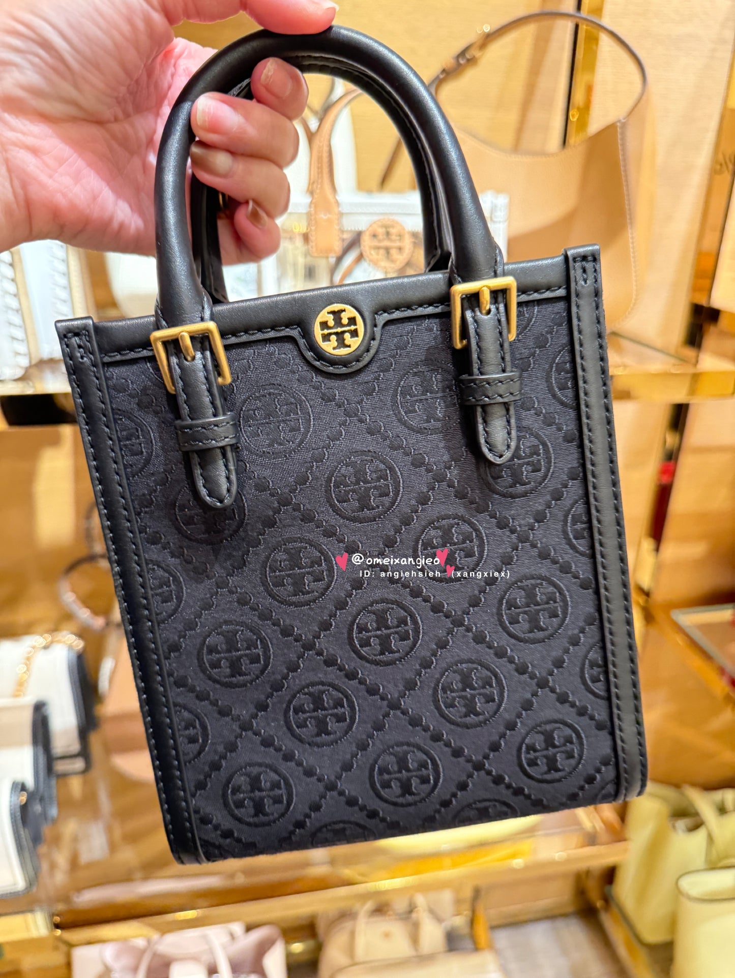 Tory Burch 專櫃款 布面琴譜包