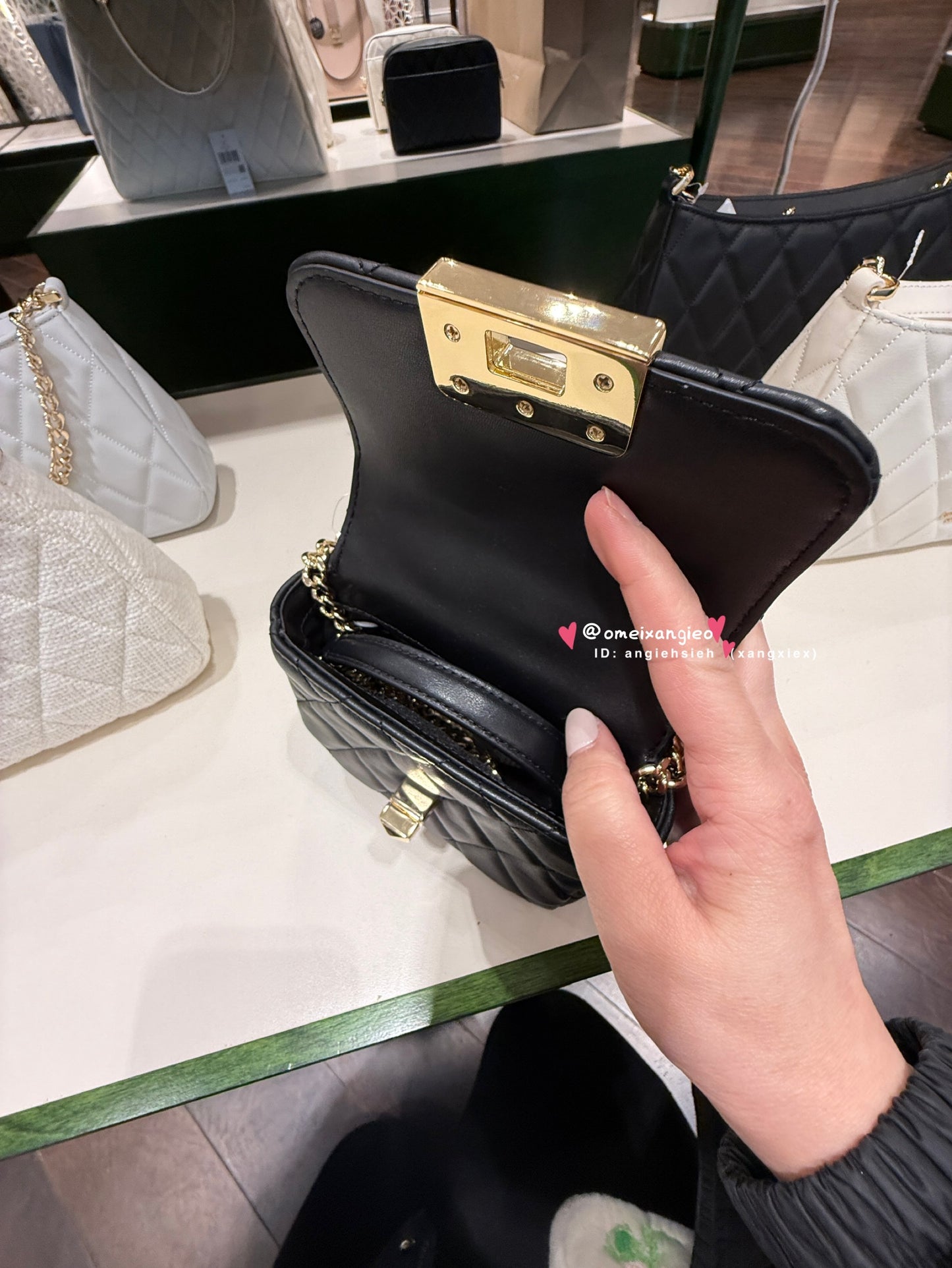 Kate Spade 菱格小香風 迷你小廢包