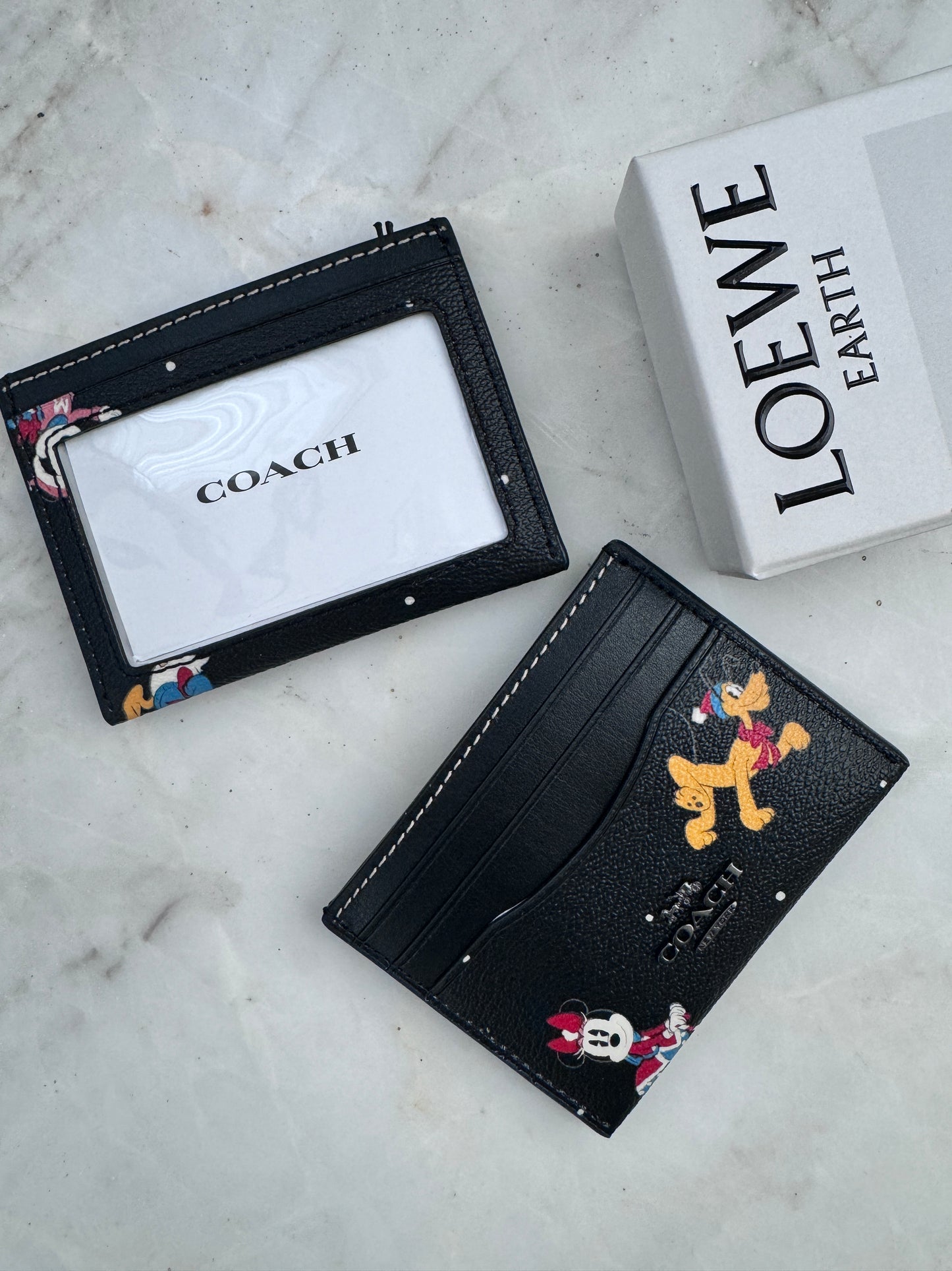 Coach 米奇 米妮 名片夾 票卡夾