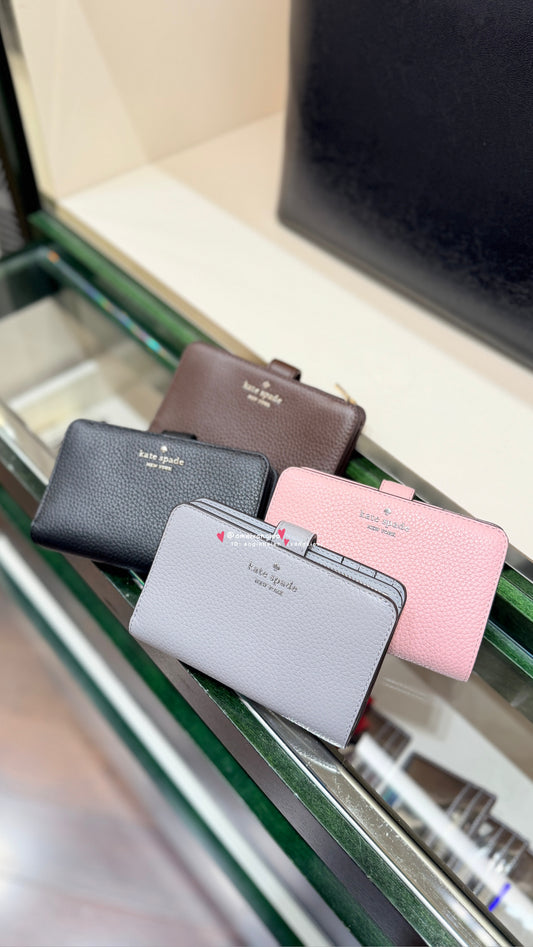 Kate Spade 荔枝皮革中夾