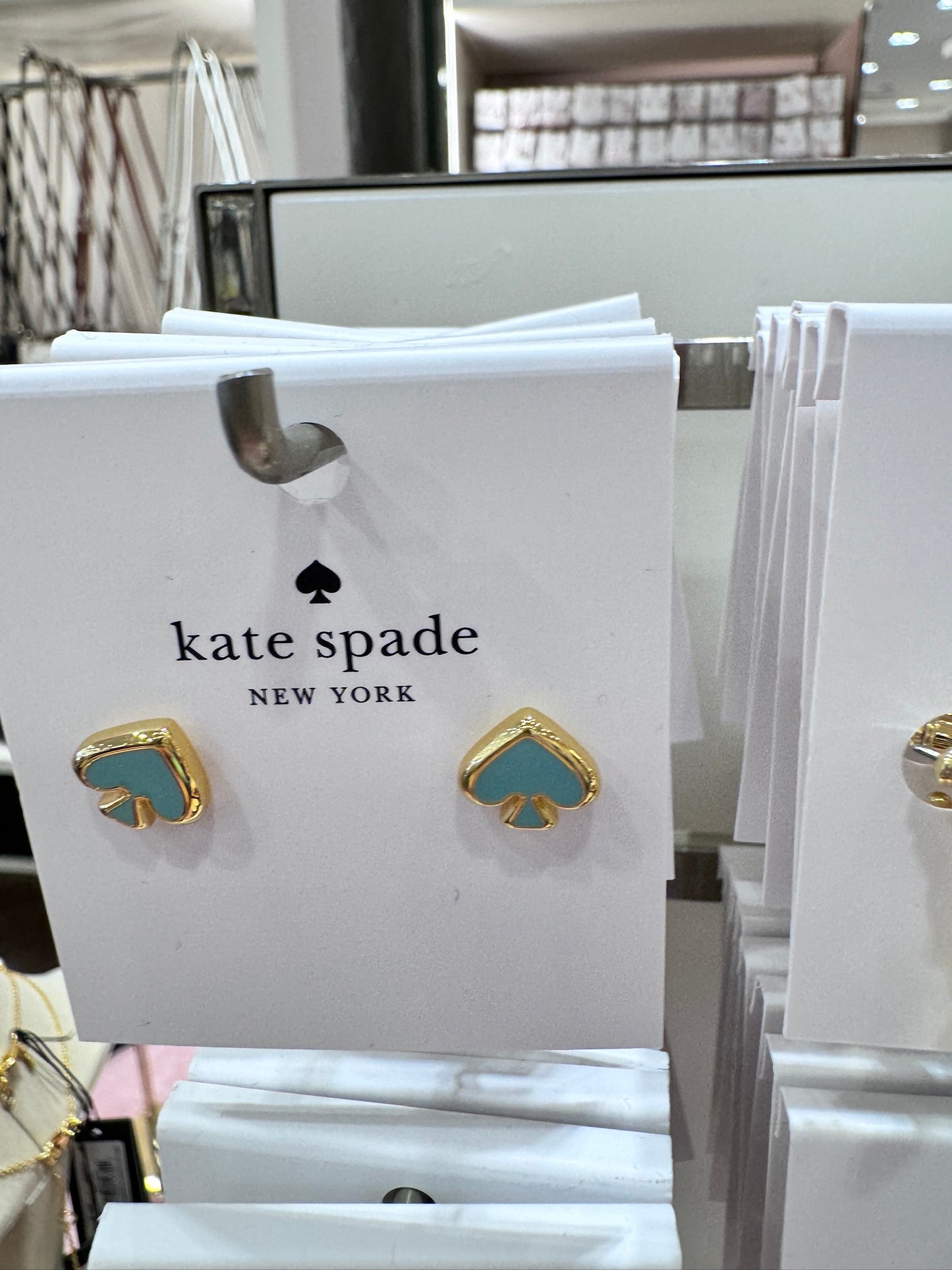 Kate Spade 經典黑桃項鍊