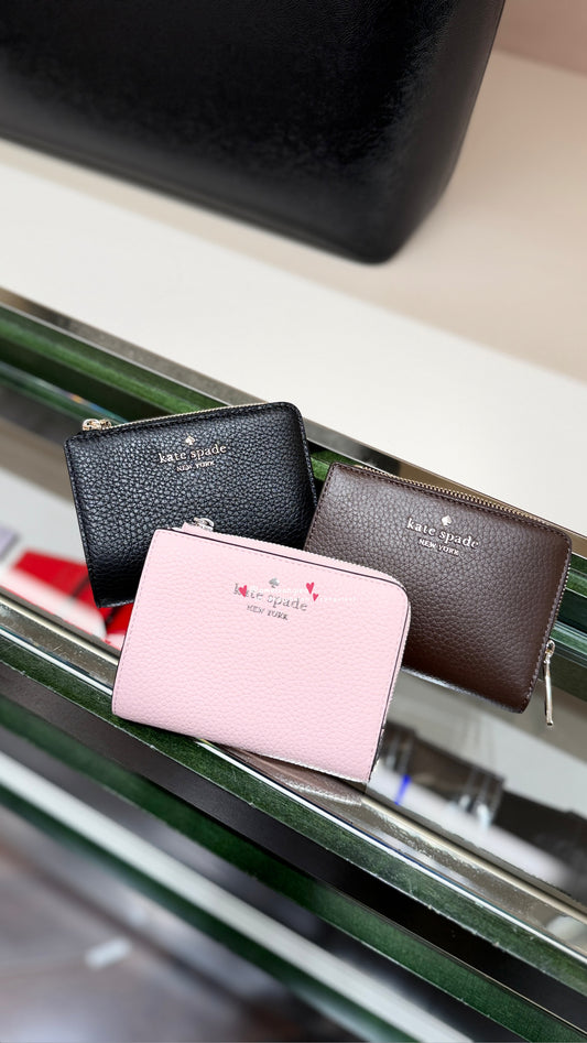 Kate Spade 荔枝皮革小短夾