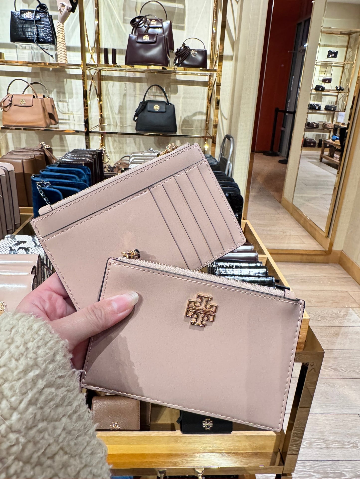 Tory Burch Britten 亮皮 卡夾 零錢包