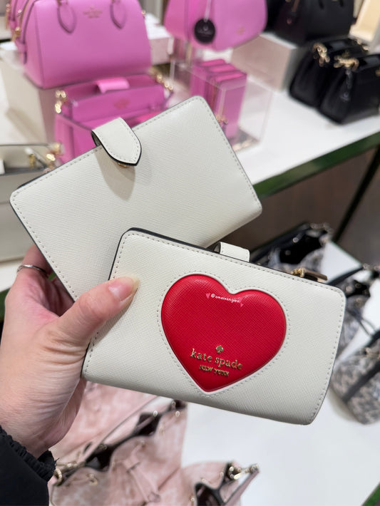 Kate Spade 愛心 中短夾