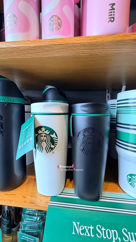 Starbucks x Owala 20oz 不鏽鋼隨行杯 - 霧面黑 Siren 女神