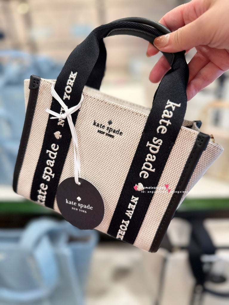 Kate Spade 迷你 帆布托特包