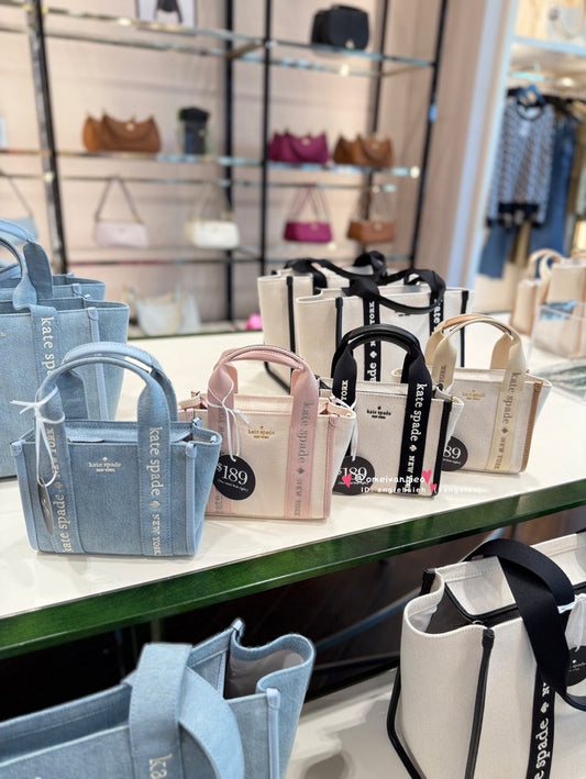 Kate Spade 迷你 帆布托特包