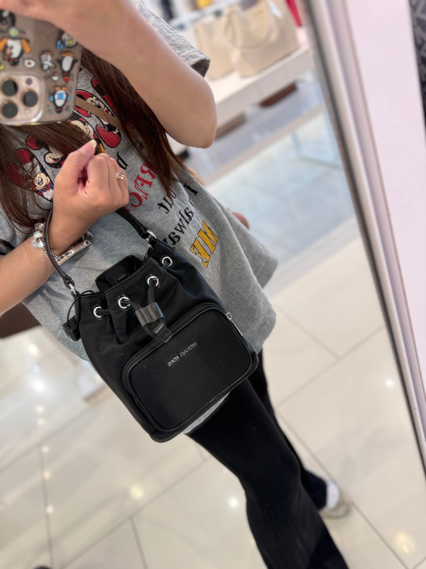 Michael KORS 尼龍水桶包